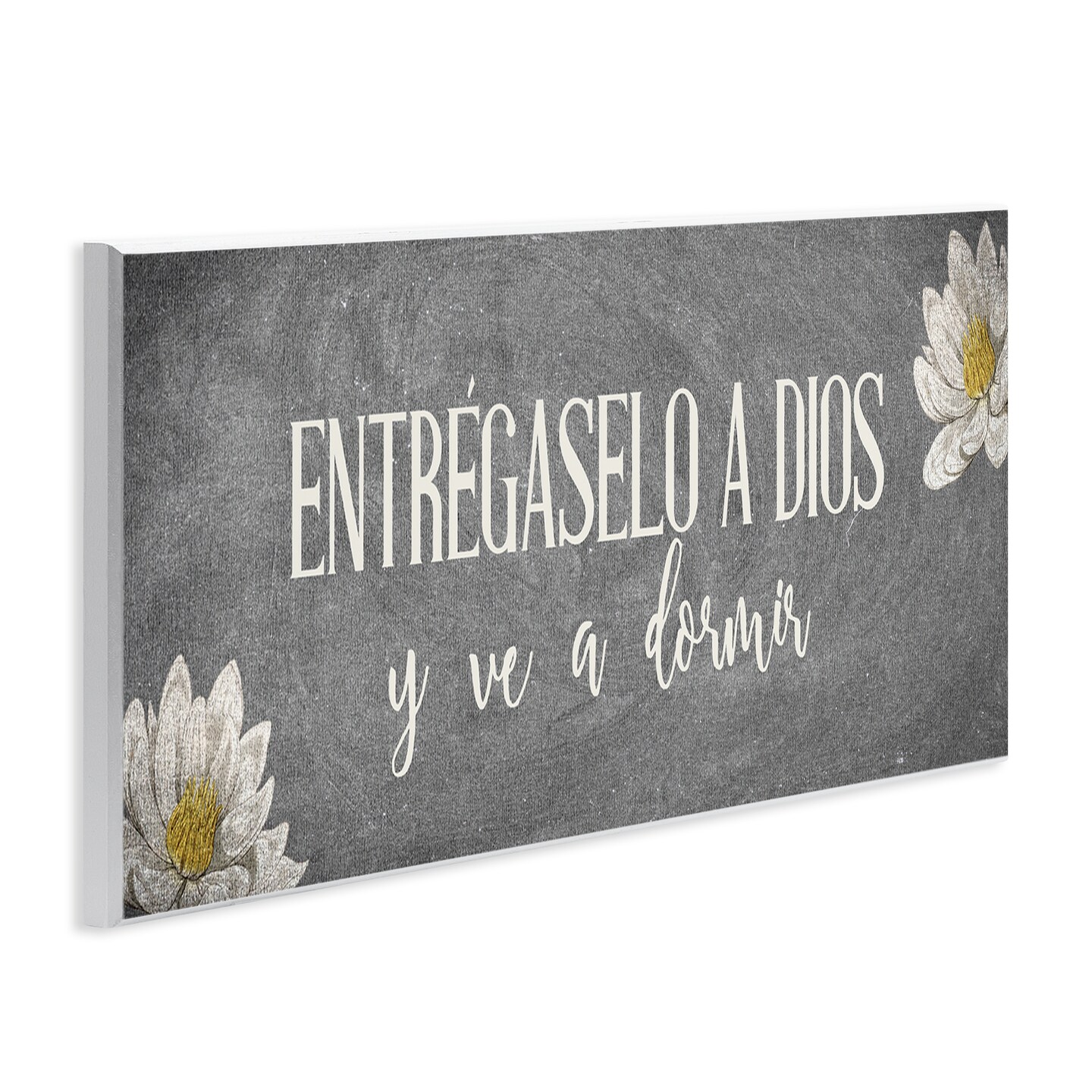 Stupell Industries Entr&#xE9;gaselo a Dios y Descansa Wall Plaque Art