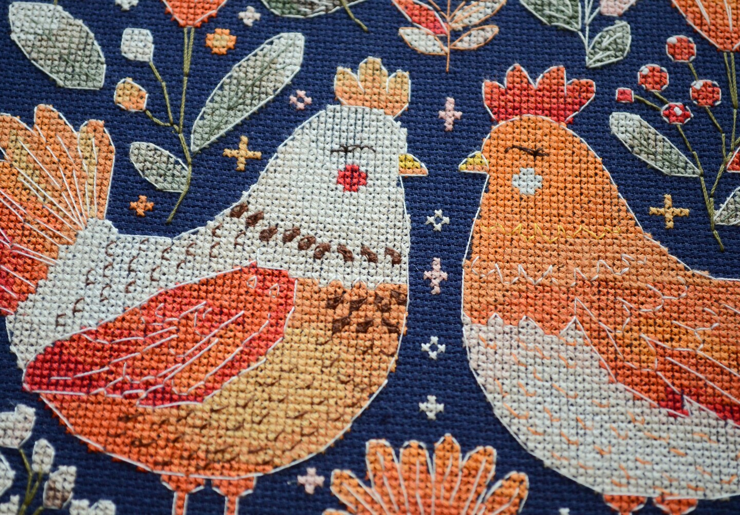 Counted Cross-stitch kit - Best hen friends
