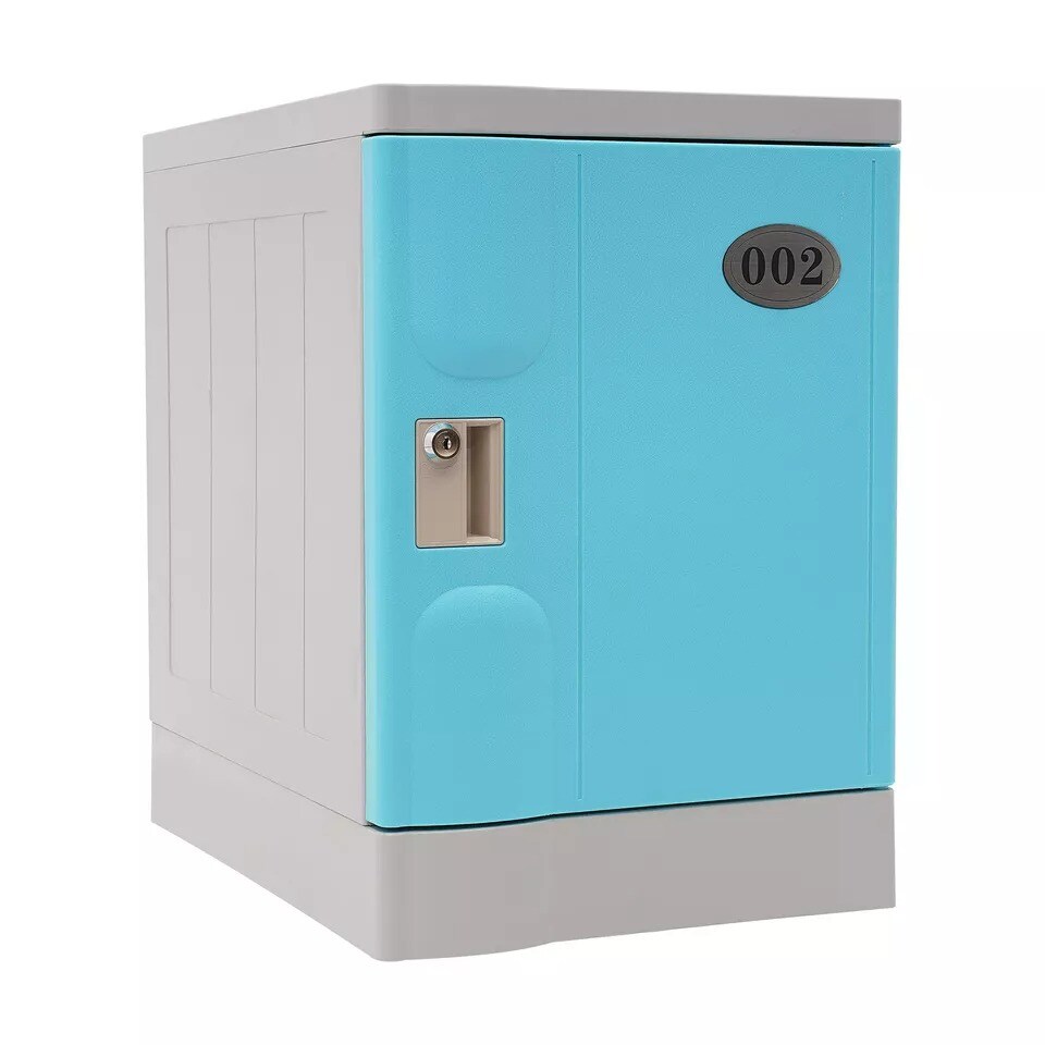 2-tiers Storage Cabinet Bedroom Lockable Storage Cabinet Nightstand With Keys