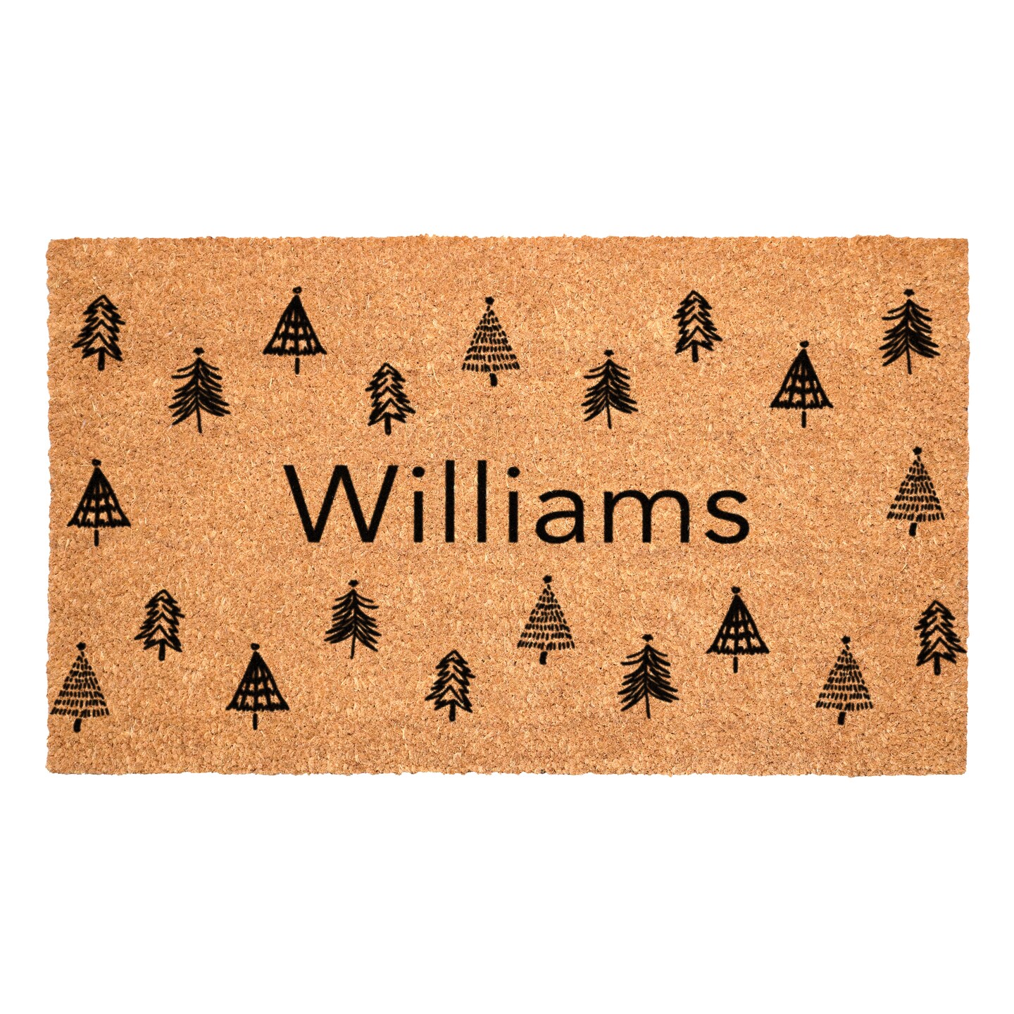 Personalized Christmas Tree Farm Doormat