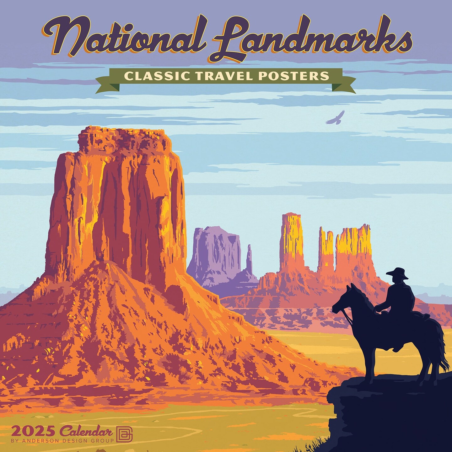 National Landmarks (ADG) 2025 Wall Calendar