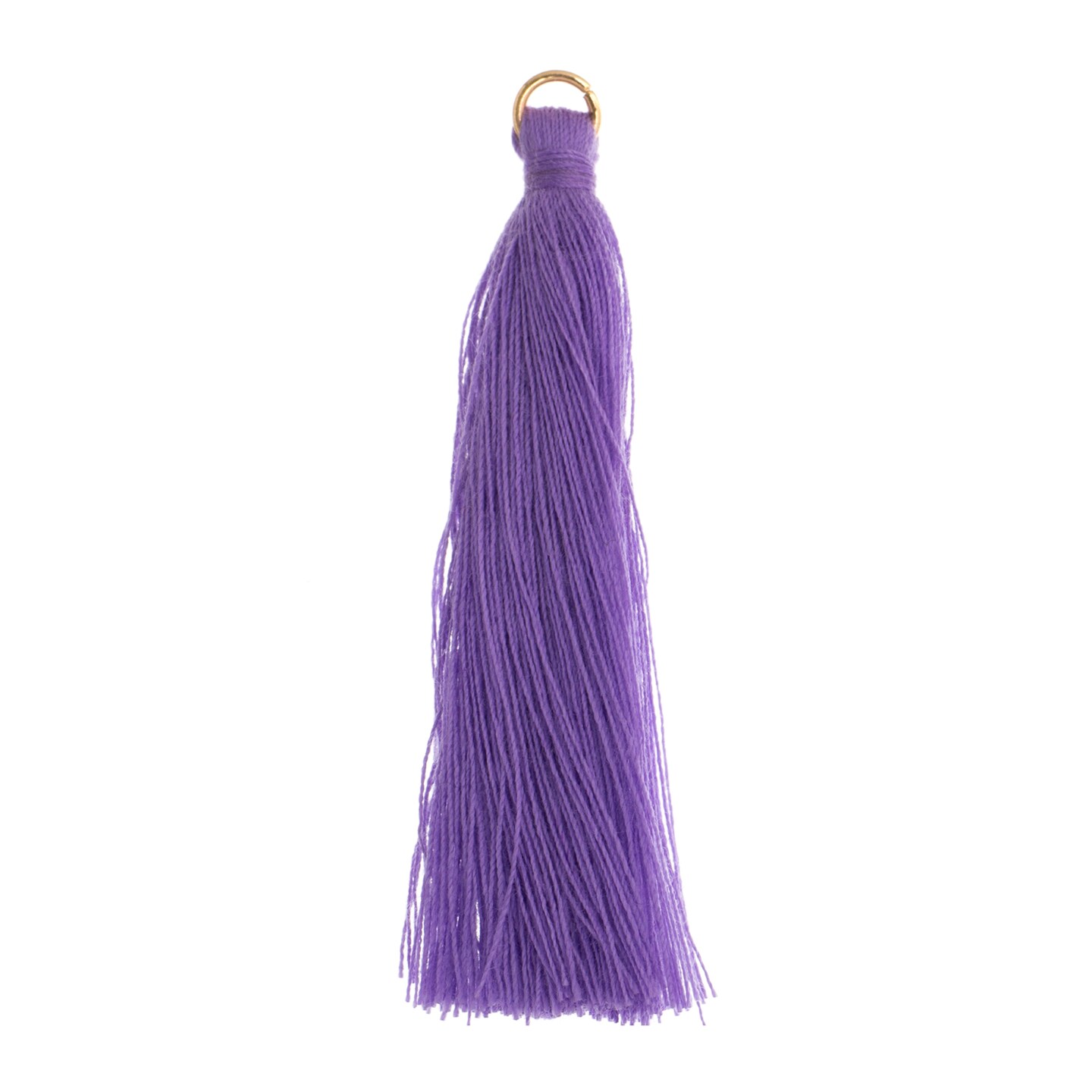 John Bead 2.25in Poly Cotton Tassels, 10pcs