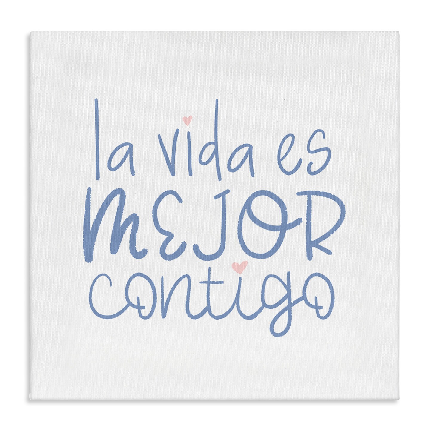 Stupell Industries La Vida Es Mejor Contigo Canvas Wall Art