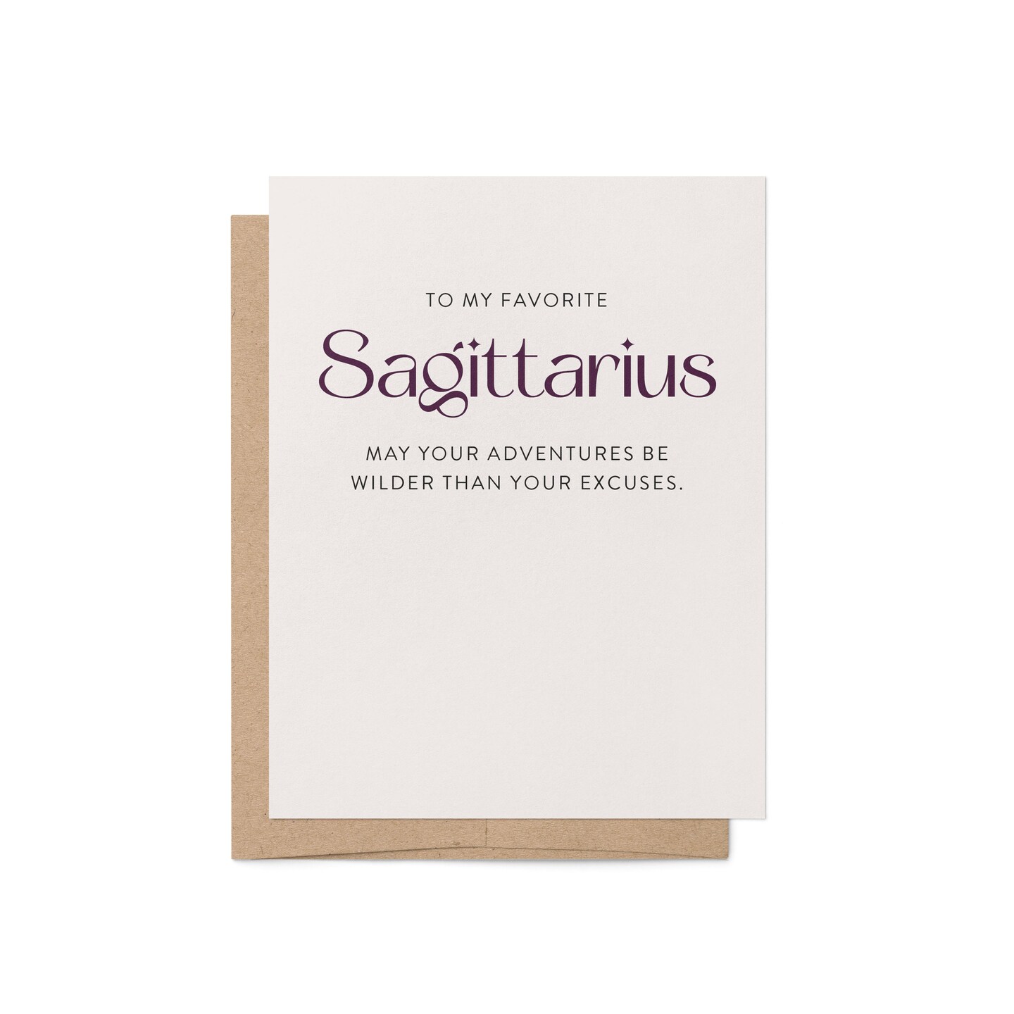 Sagittarius Zodiac Birthday Card | Funny Birthday Card | Astrology Birthday Card | Birthday Card for BFF | Card for Her | Birthday Gift product 5