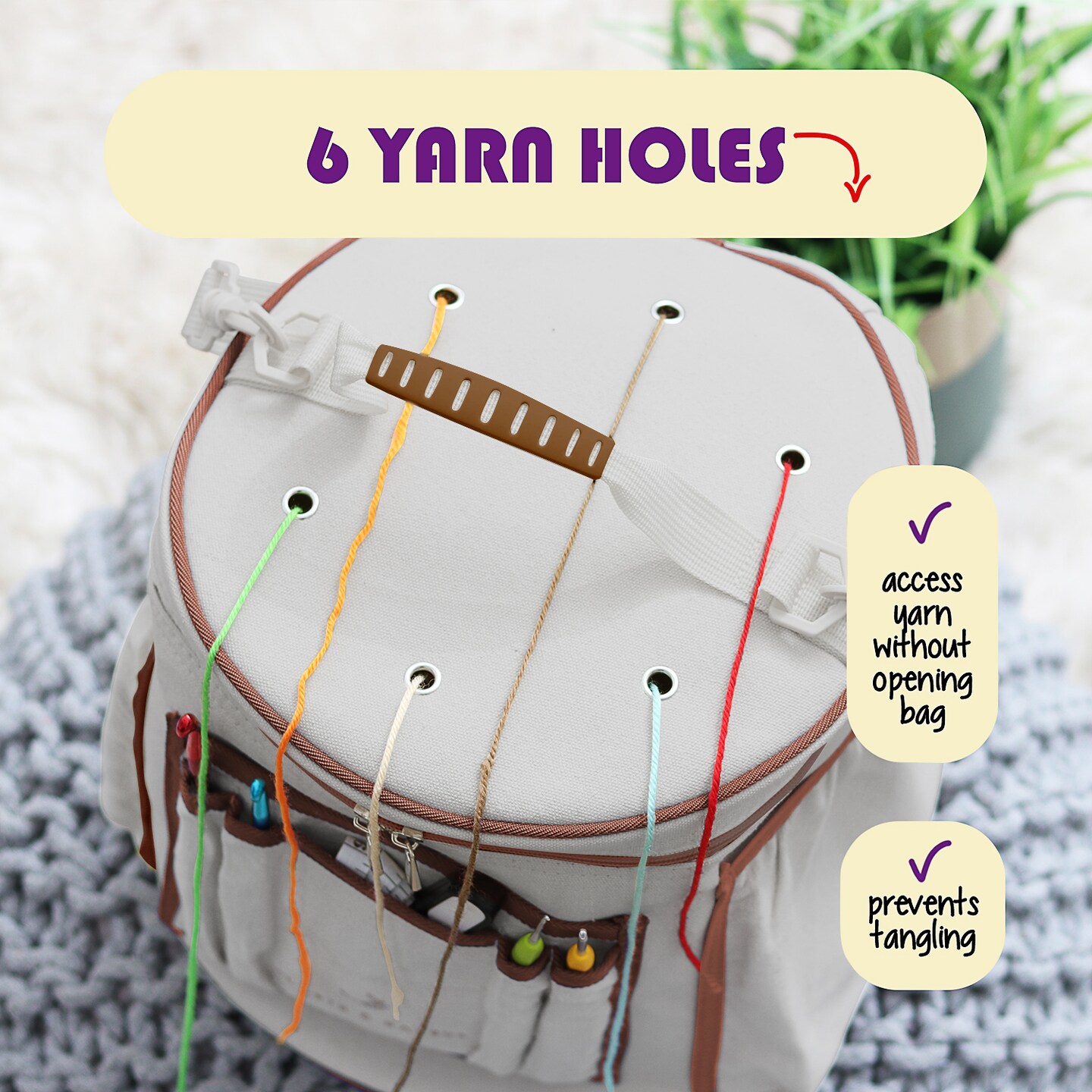 Hearth &#x26; Harbor Crochet Bag Organizer