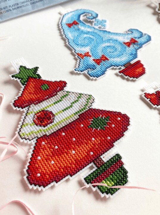 Christmas Trees Counted Cross-Stitch Kit