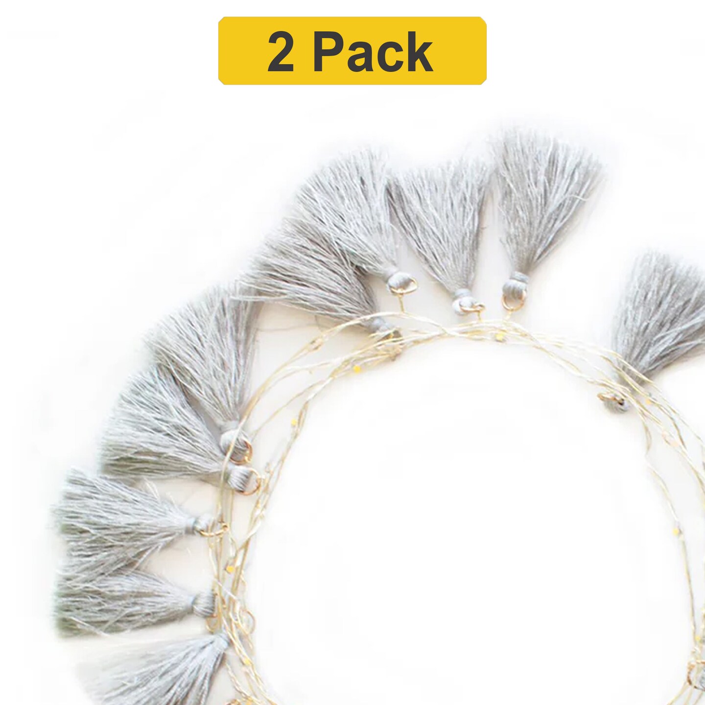 Bohemian Fairy Lights with Tassels for christmas