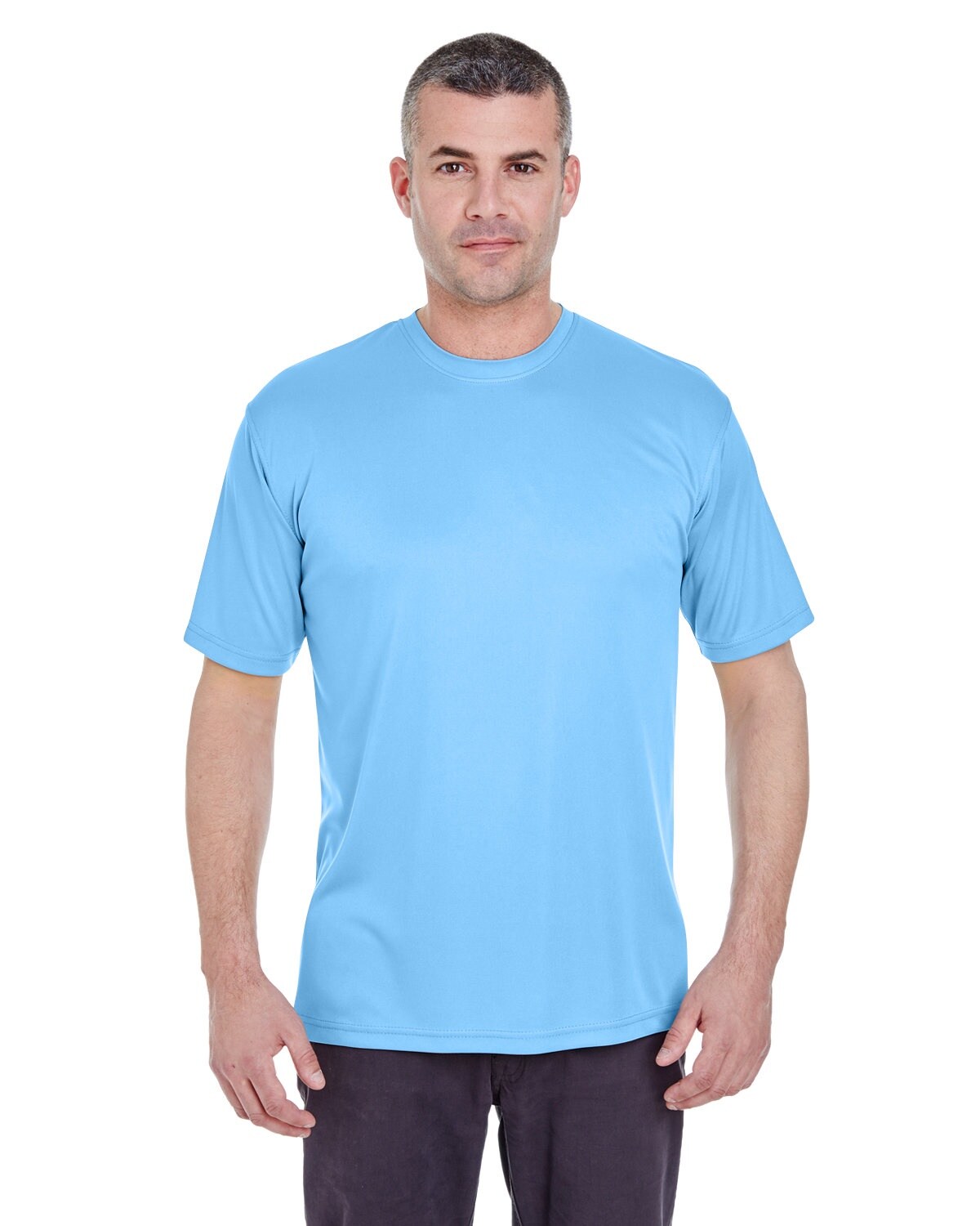 UltraClub® Men's Cool & Dry Basic Performance Crewneck Short Sleeve T ...