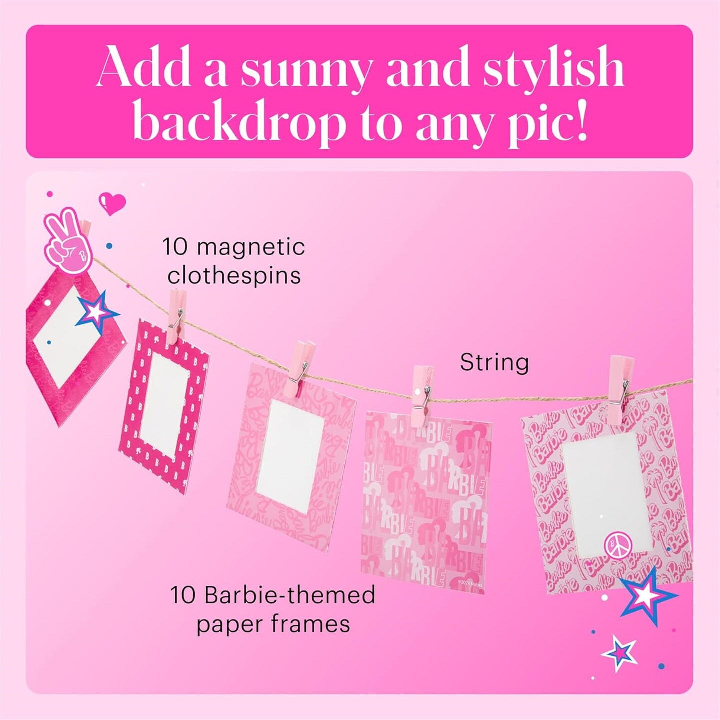 Kodak x Barbie Step Slim Instant Photo Printer, Iconic Style Barbie Case, Paper &#x26; More - Gift Bundle