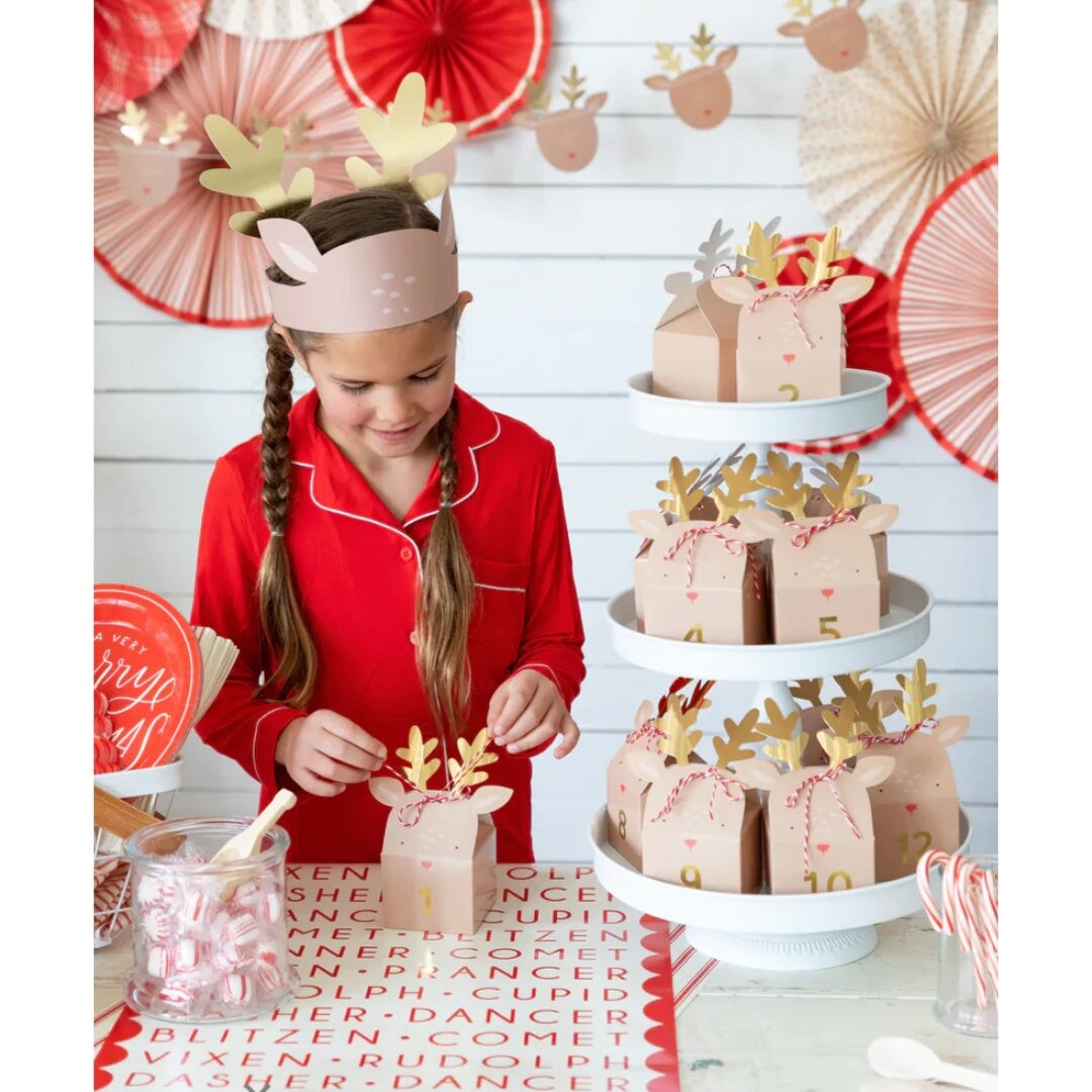 12 Reindeer Advent Boxes for a Festive Christmas Countdown