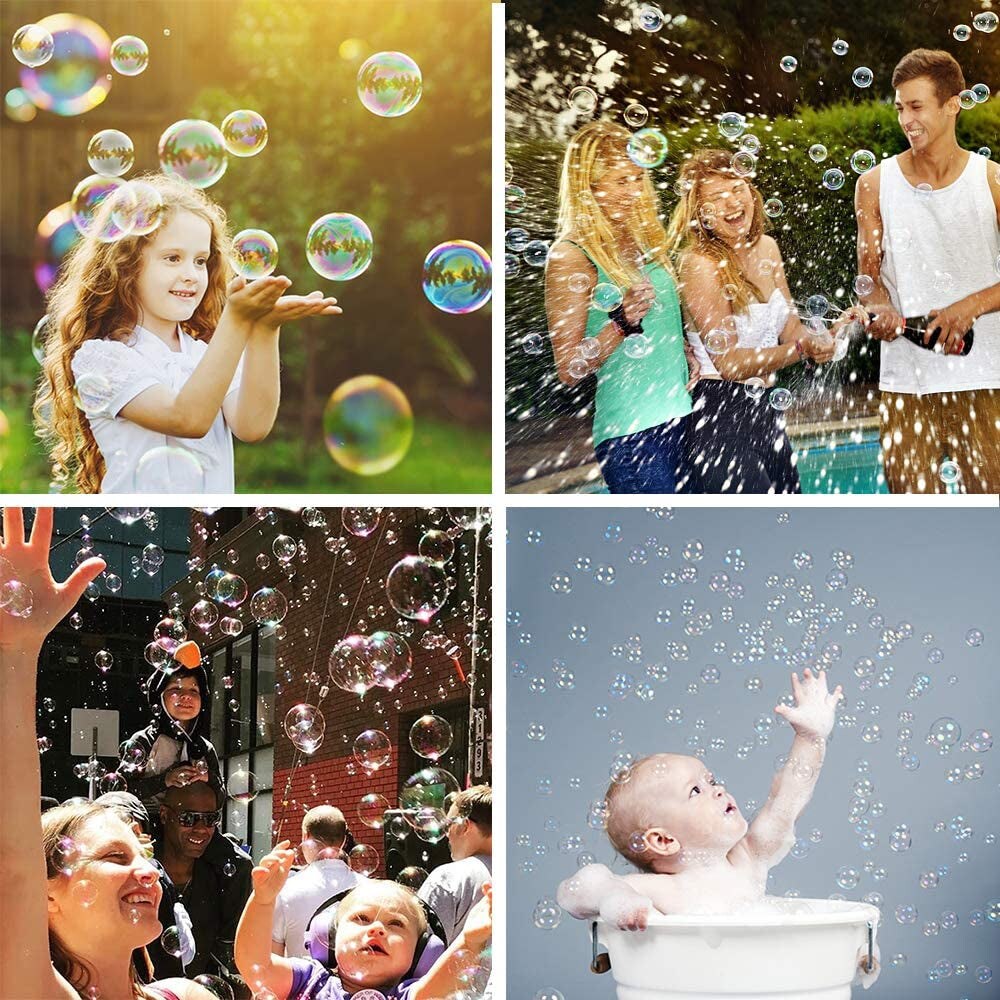 32-Piece 8 Colors Mini Bubble Wands Assortment Party Favors Toys for Kids Child, Christmas Celebration,Thanksgiving New Year, Themed Birthday,Wedding, Bath Time,Summer Outdoor Gifts for Girls Boys