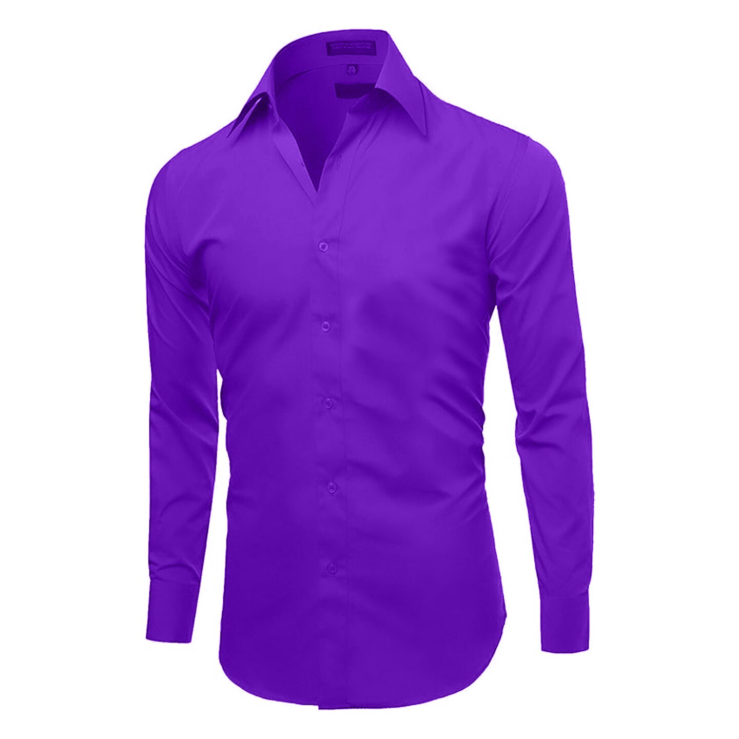 purple long sleeve Stylish shirt