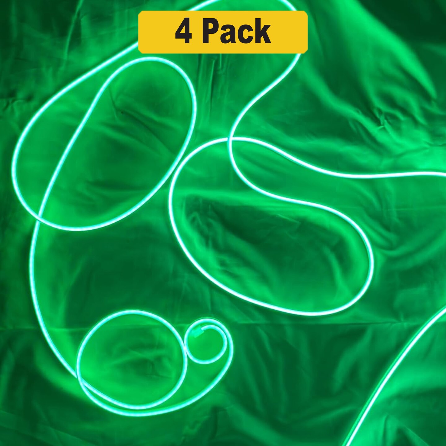 PartyLite 3&#x27; Neon LED String &#x2014; Clip-On &#x26; Wearable