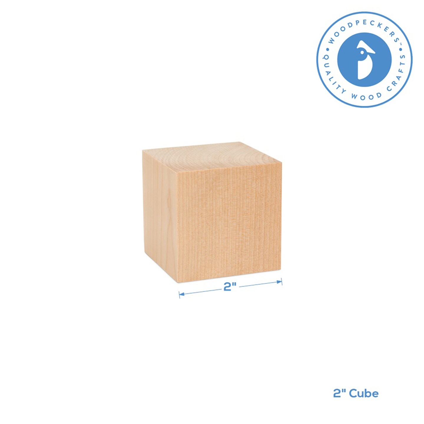 Wood Craft Cubes, Multiple Sizes, Small Blocks, Crafts &#x26; D&#xE9;cor | Woodpeckers