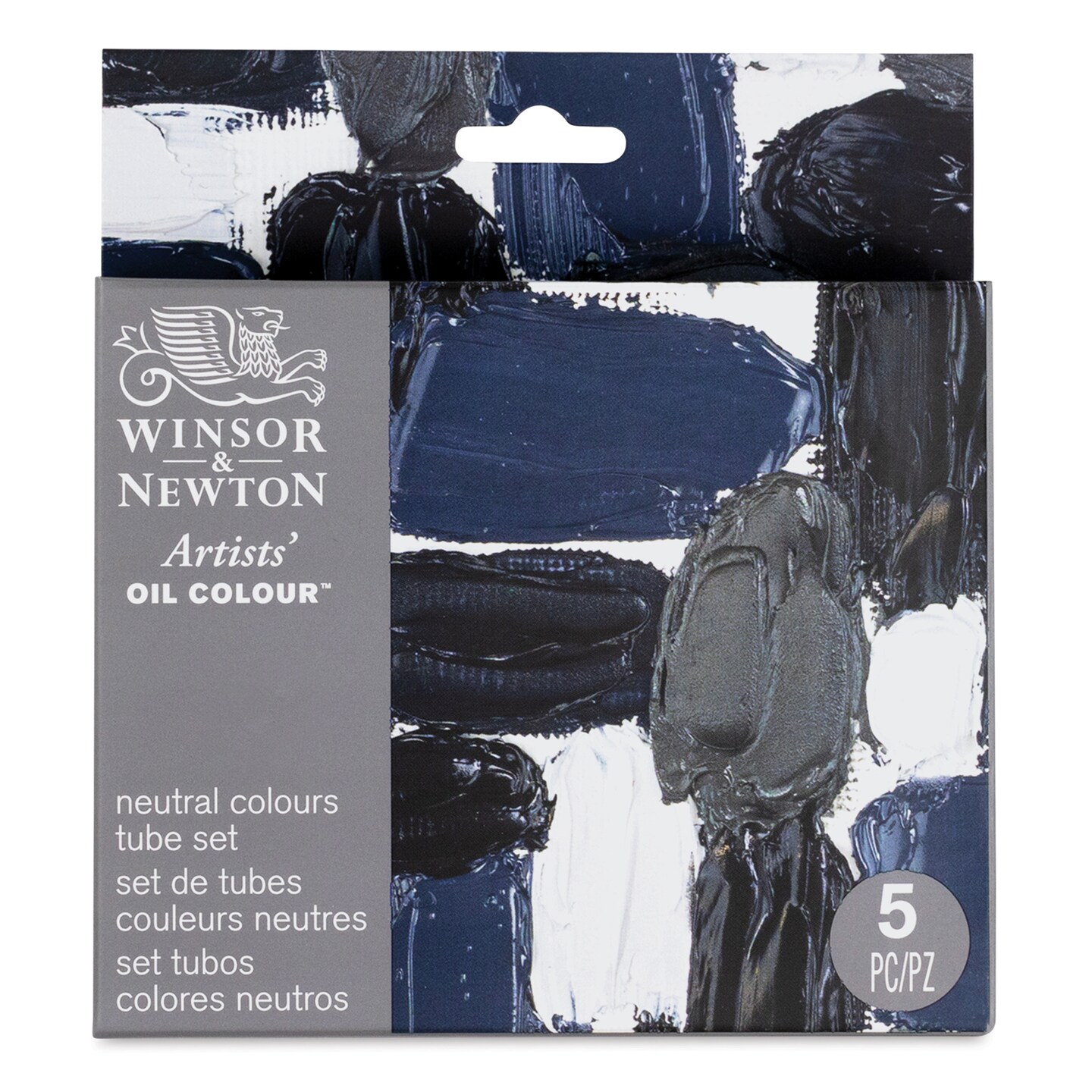 Winsor & Newton Artists' Oil Colors - Set of 5, Neutral Colors, 37 ml tubes