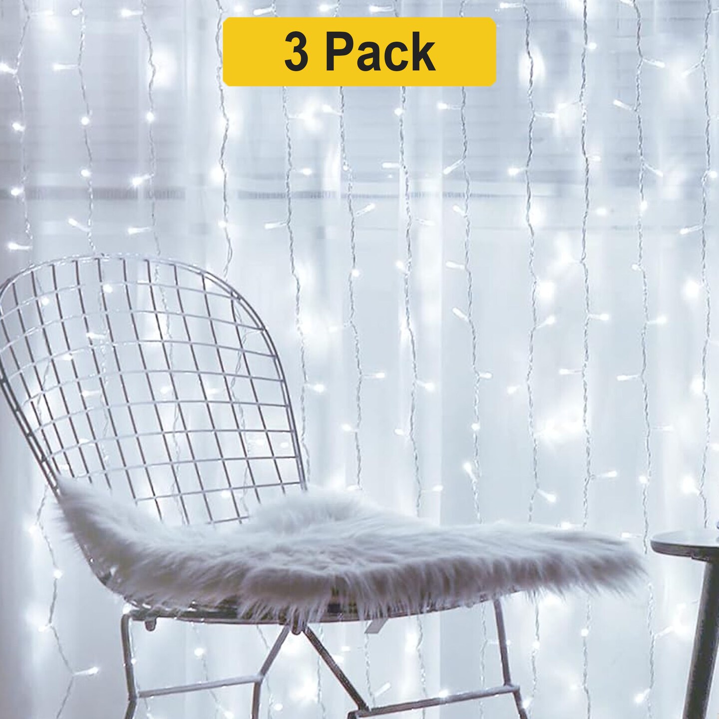 200 LED Curtain Lights to Illuminate Your Festivities For Christmas