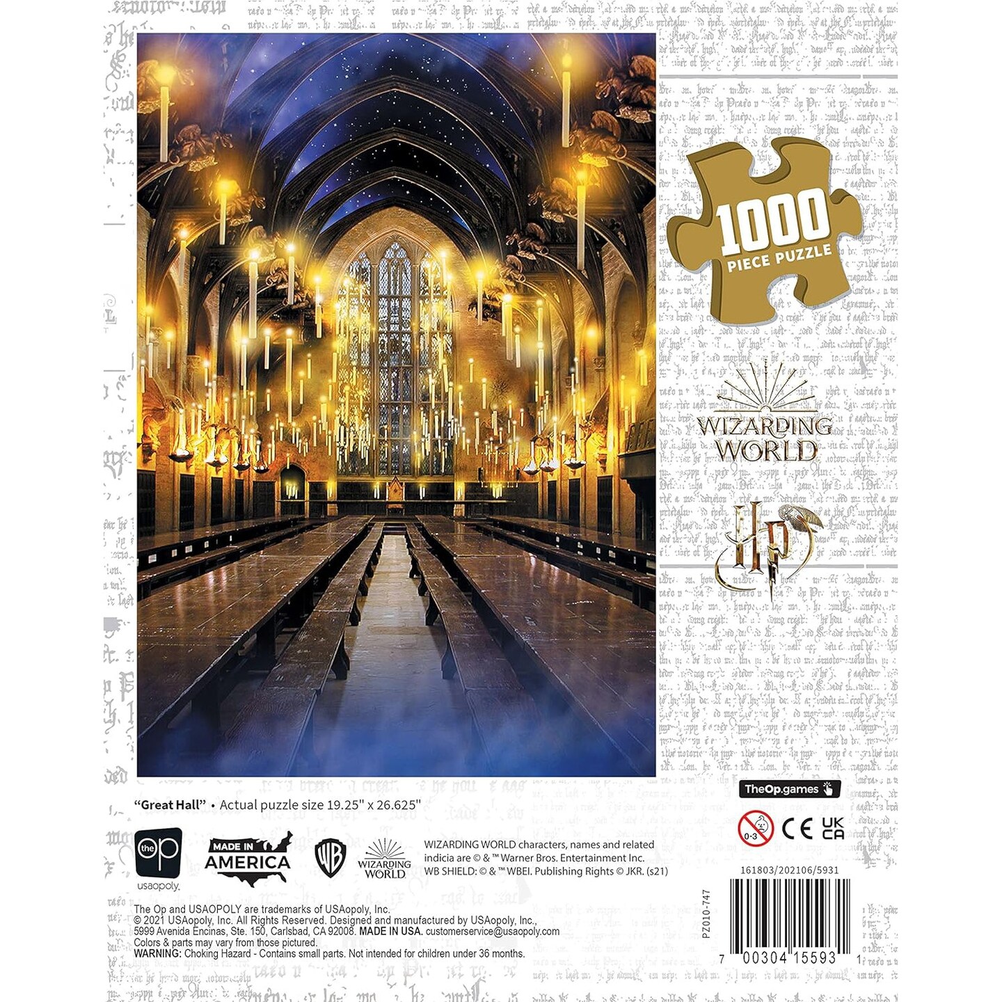 Harry Potter&#x2122; &#x22;Great Hall&#x22; 1000-Piece Puzzle