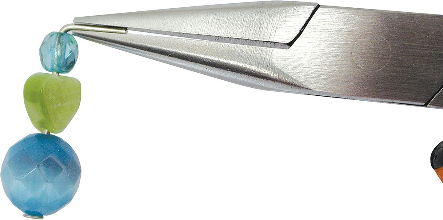 The Beadsmith Flat Nylon Jaw Pliers – Fine Tips – Ergonomic Handle with Double Leaf Springs – Jewelry Making Tool for Creating Bracelets, Earrings and Necklaces