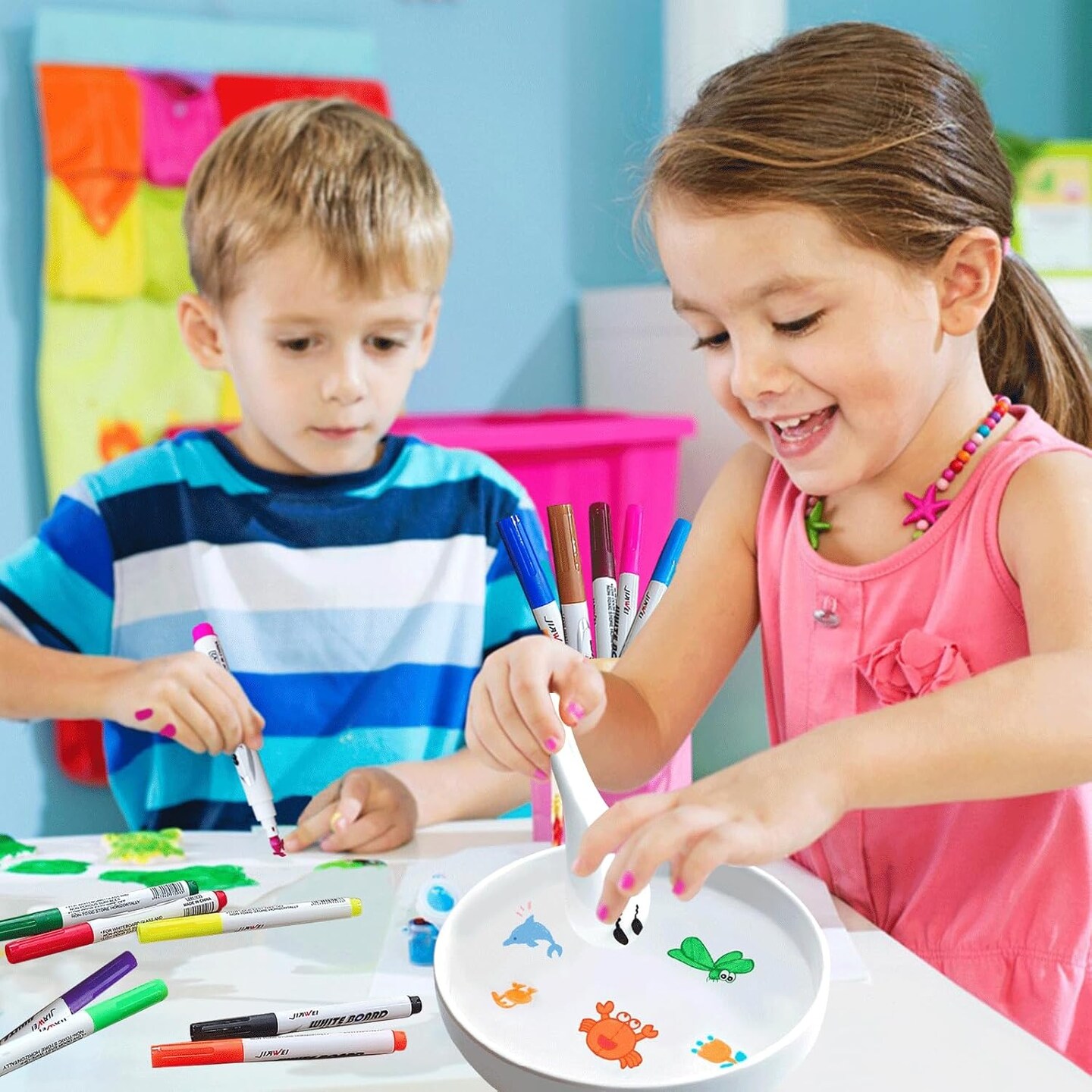 Water Art Pens With Spoon Magical Water Painting Water Marker Doodle Pens