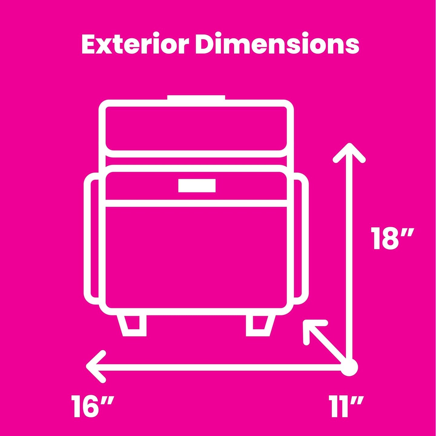 Collapsible Rolling Scrapbook & Featherweight Case, Grey Stripes
