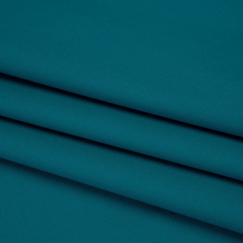 1 Yard Cerulean Blue Solid Quilting Cotton Fabric - Smooth Soft Hand and Supple Drape