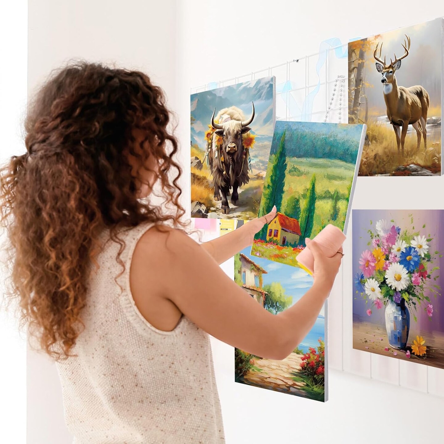 36 Pcs 8 x 10 Inch Pre Drawn Canvas for Painting (Mixed Style)