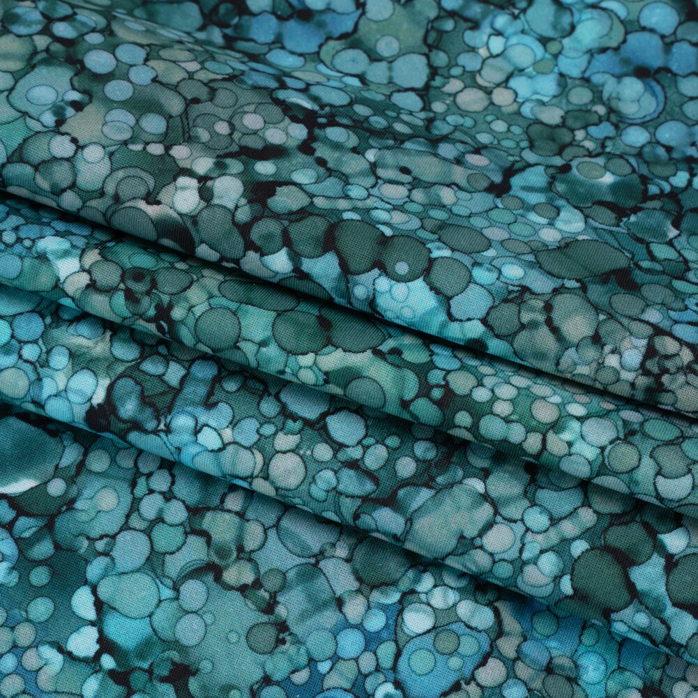 1 Yard Wide Backing Quilting Cotton Tranquility Bubbles Fabric