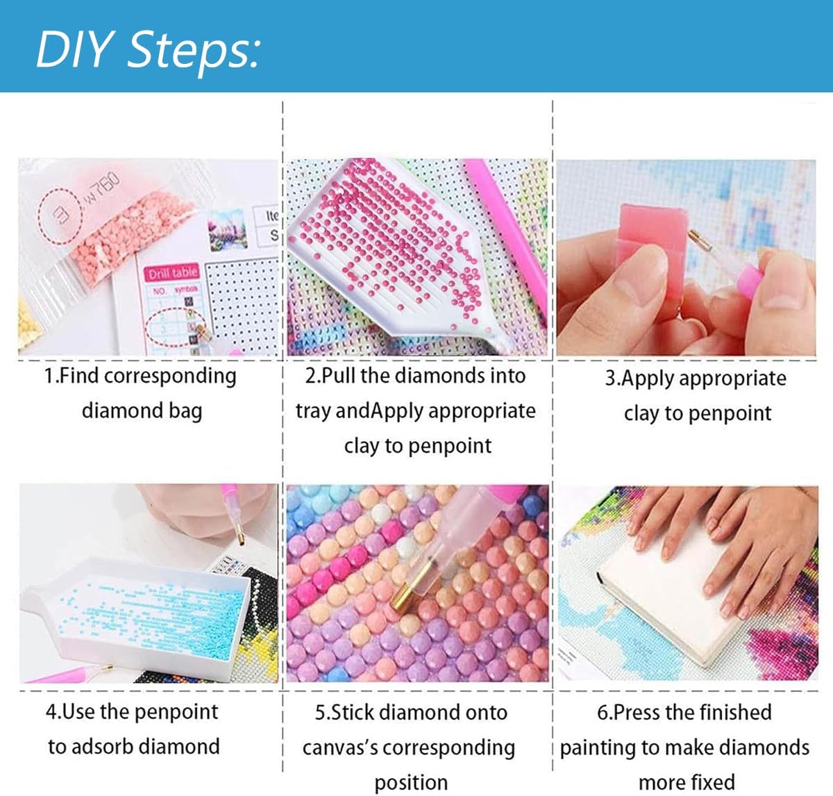 Owls Diamond Painting Kits for Adults(Owls)16 x 12 x 0.1 inches