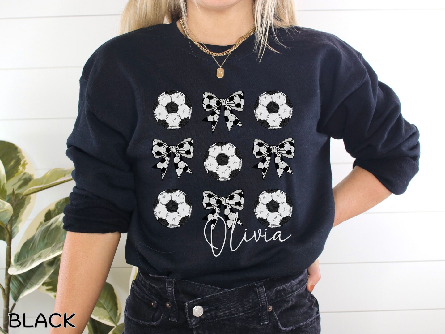 Retro Soccer Coquette Mama Personalized Sweatshirt, Perfect 2025 Mothers Day Gift For Soccer Lover For Soccer Mom For Soccer Wife 31203850