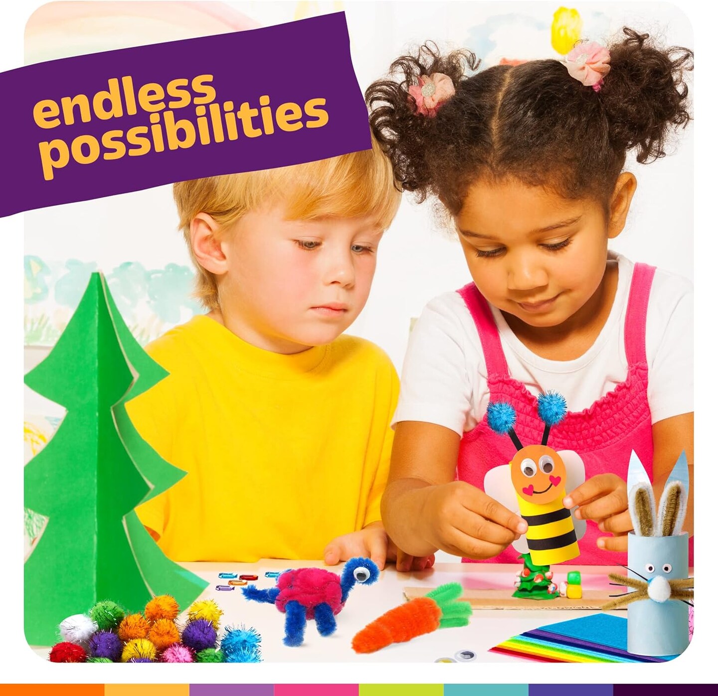 Arts &#x26; Crafts Supplies Kit for Kids and Toddler