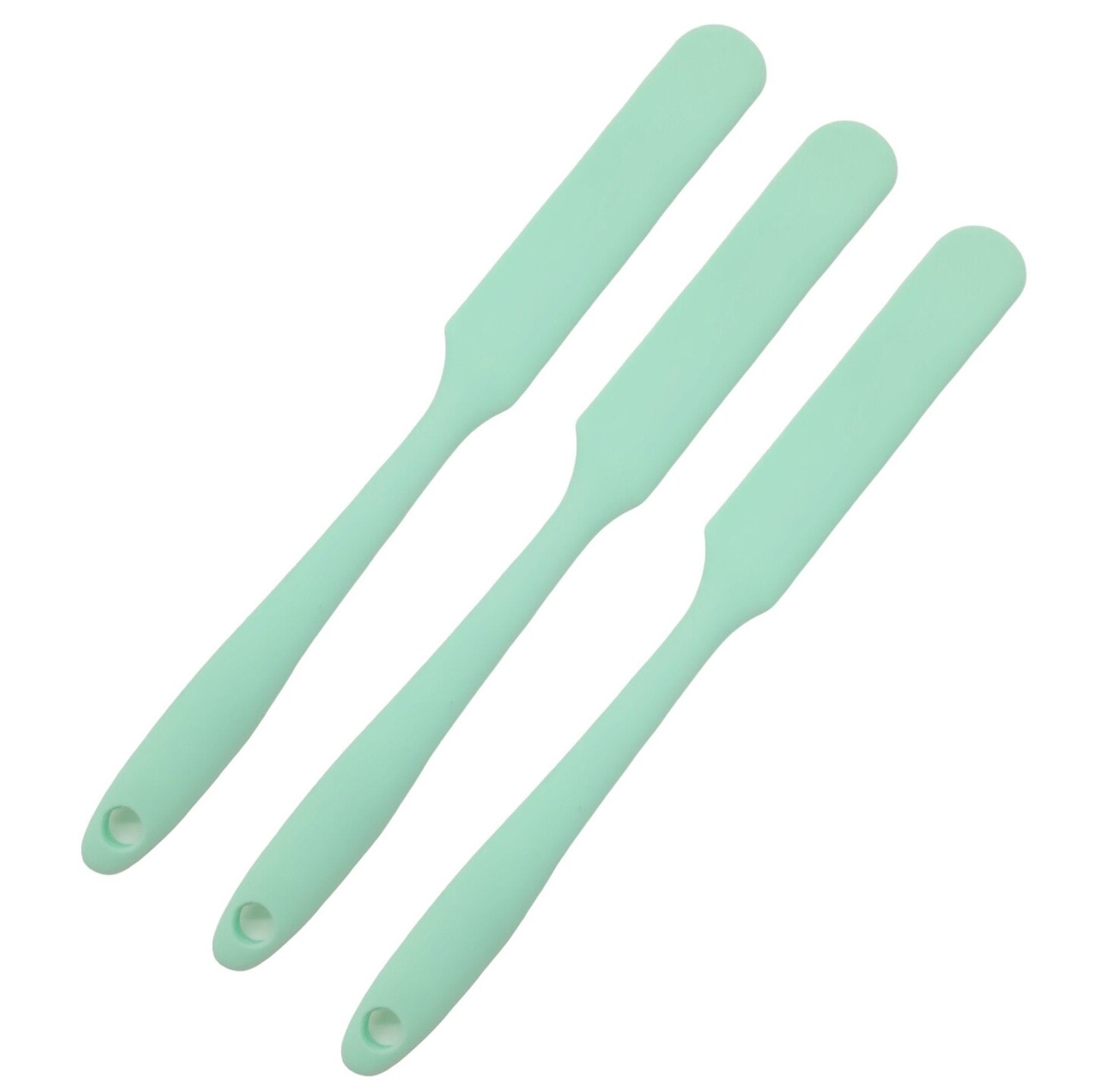 Handy Housewares 9.5" Long Silicone Spatula Spreader, Bowl or Jar Scraper, Great for Spreading Frosting or Icing on Cakes