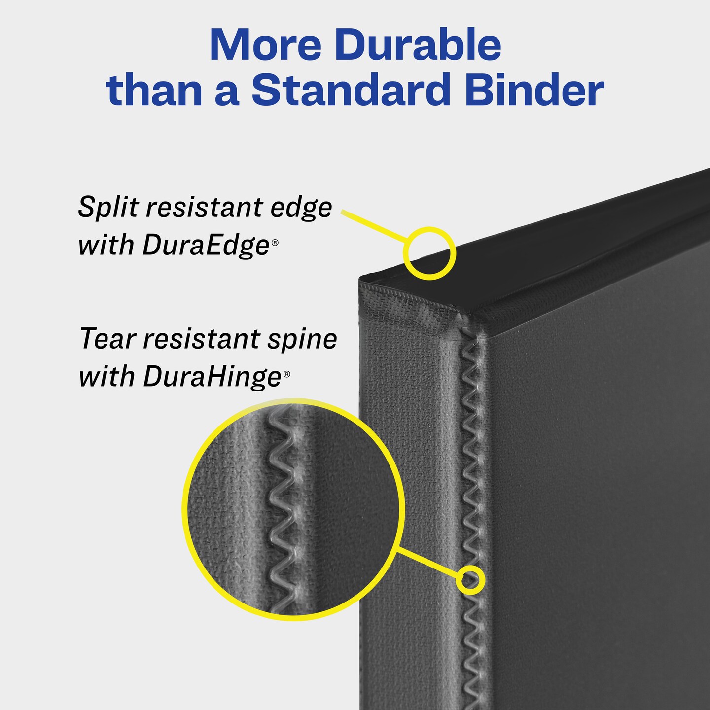 Avery Heavy-Duty View 3 Ring Binder, 1.5 Inch EZD Rings, Great for Portfolio Binders, Office Binders, School Notebook Binders, and More, 1 Mint Binder (79271)