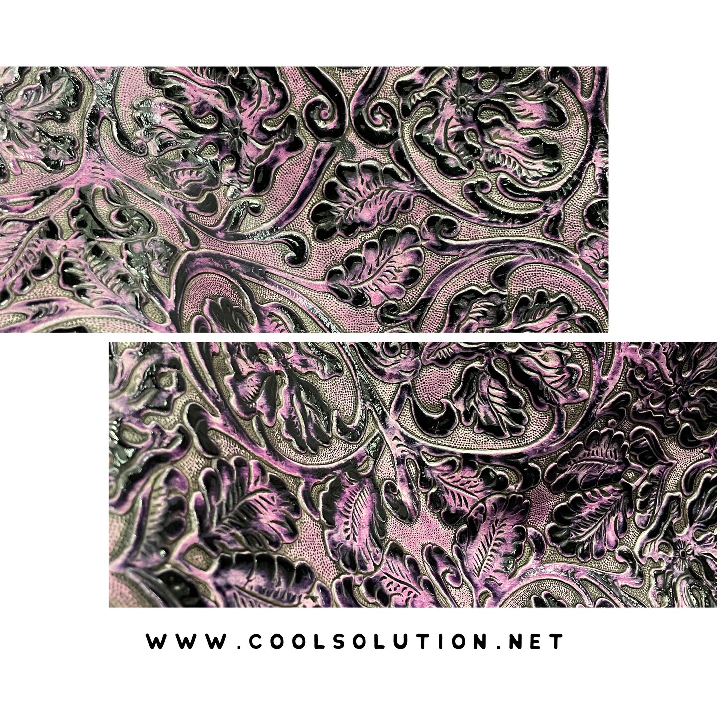 Quality Embossed Leather Sheets - Cowboy Tool Deep Purple - Perfect for Stylish DIY Projects, Vibrant Colors for Unique Creat 367144974989197312