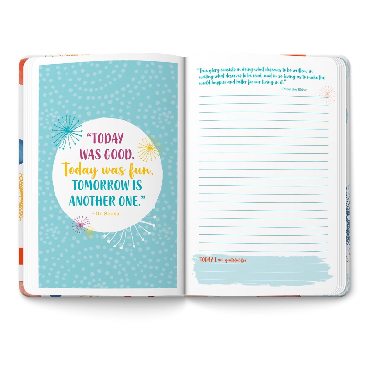 Corso Live Happy Notebook (Gratitude Journal, Daily Quote on Mindful Living, Business Notebook, Personal Diary)., LH-001