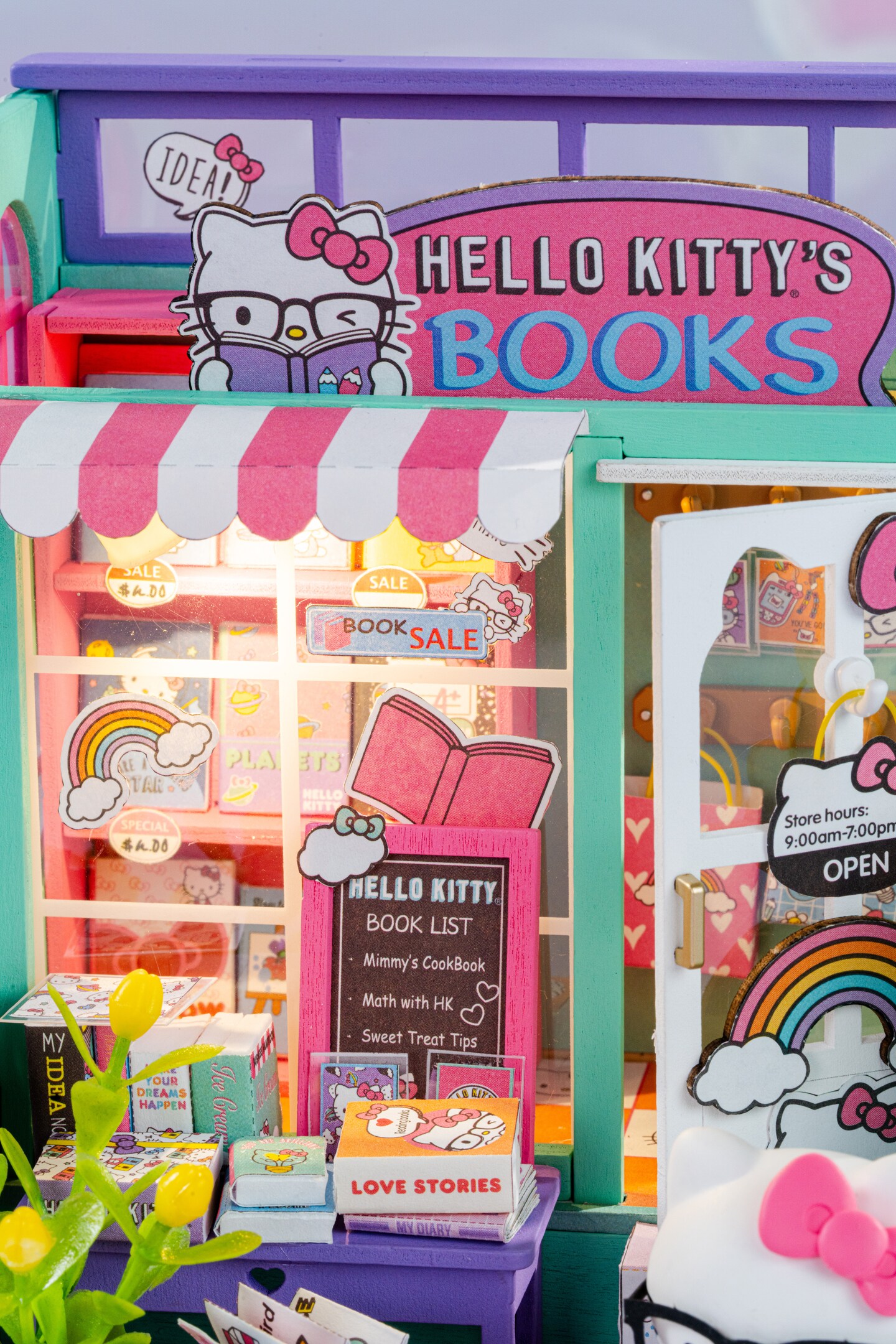 Hello Kitty&#xAE; Bookstore | DIY Miniature House Kit