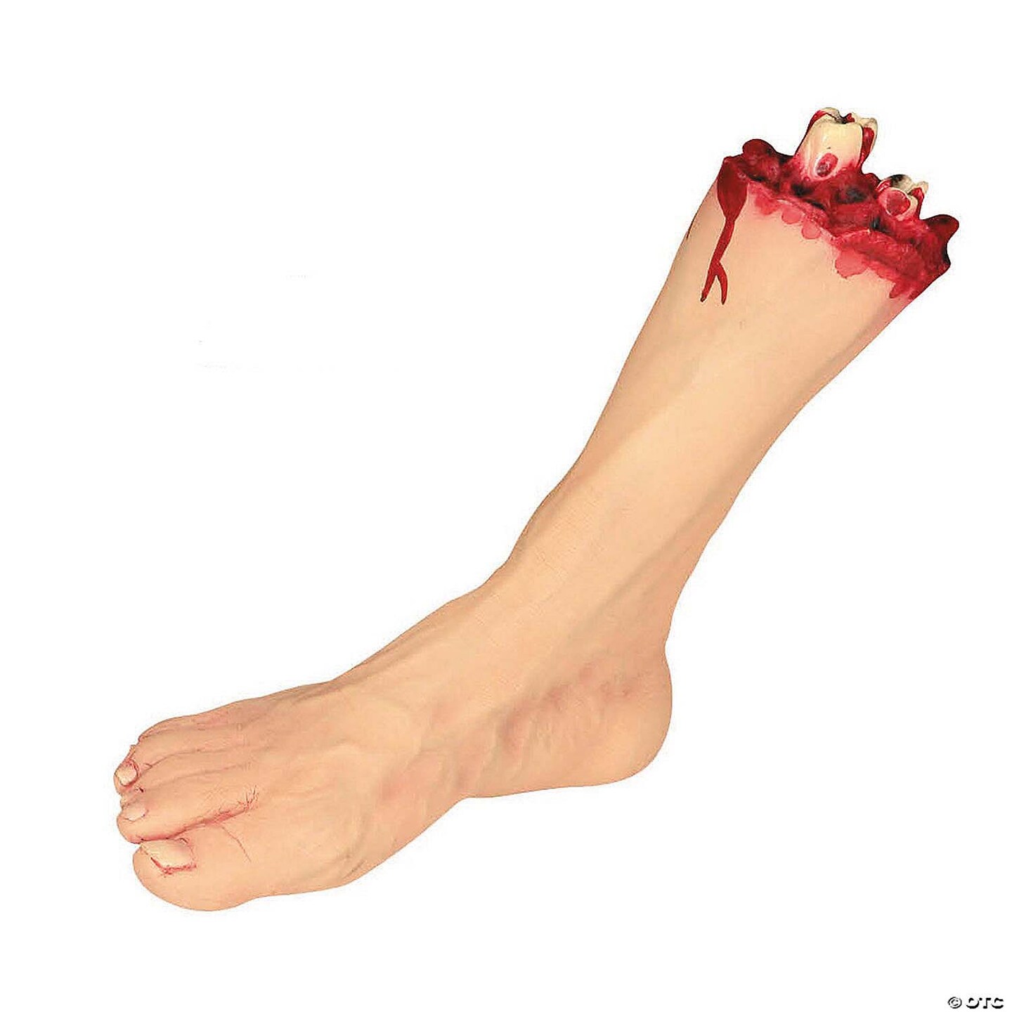 9&#x22; x 11&#x22; Severed Plastic Foot Halloween Tabletop Decoration