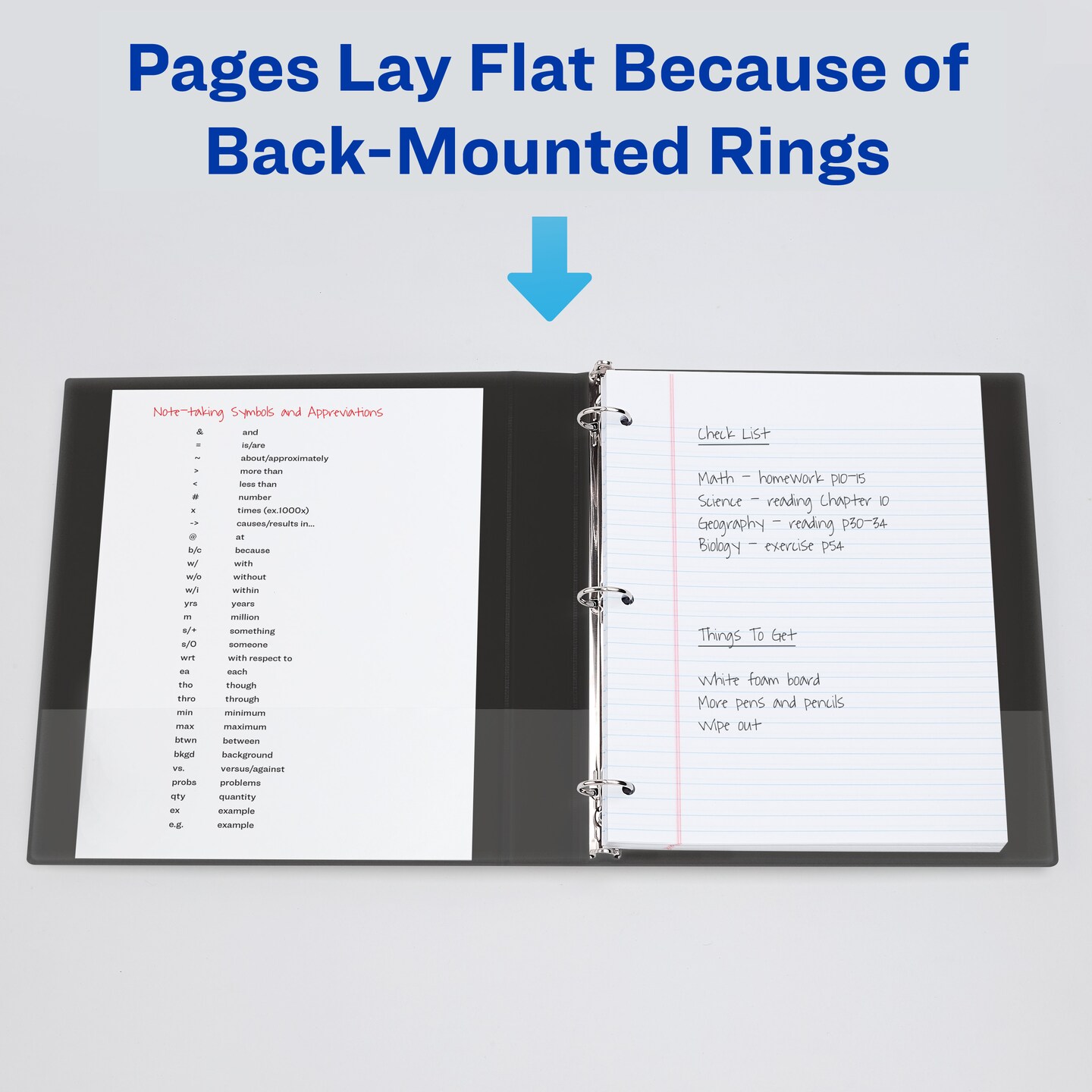 Avery Heavy-Duty View 3 Ring Binder, 1.5 Inch EZD Rings, Great for Portfolio Binders, Office Binders, School Notebook Binders, and More, 2 Mint Binders (2-Pack of 79271)