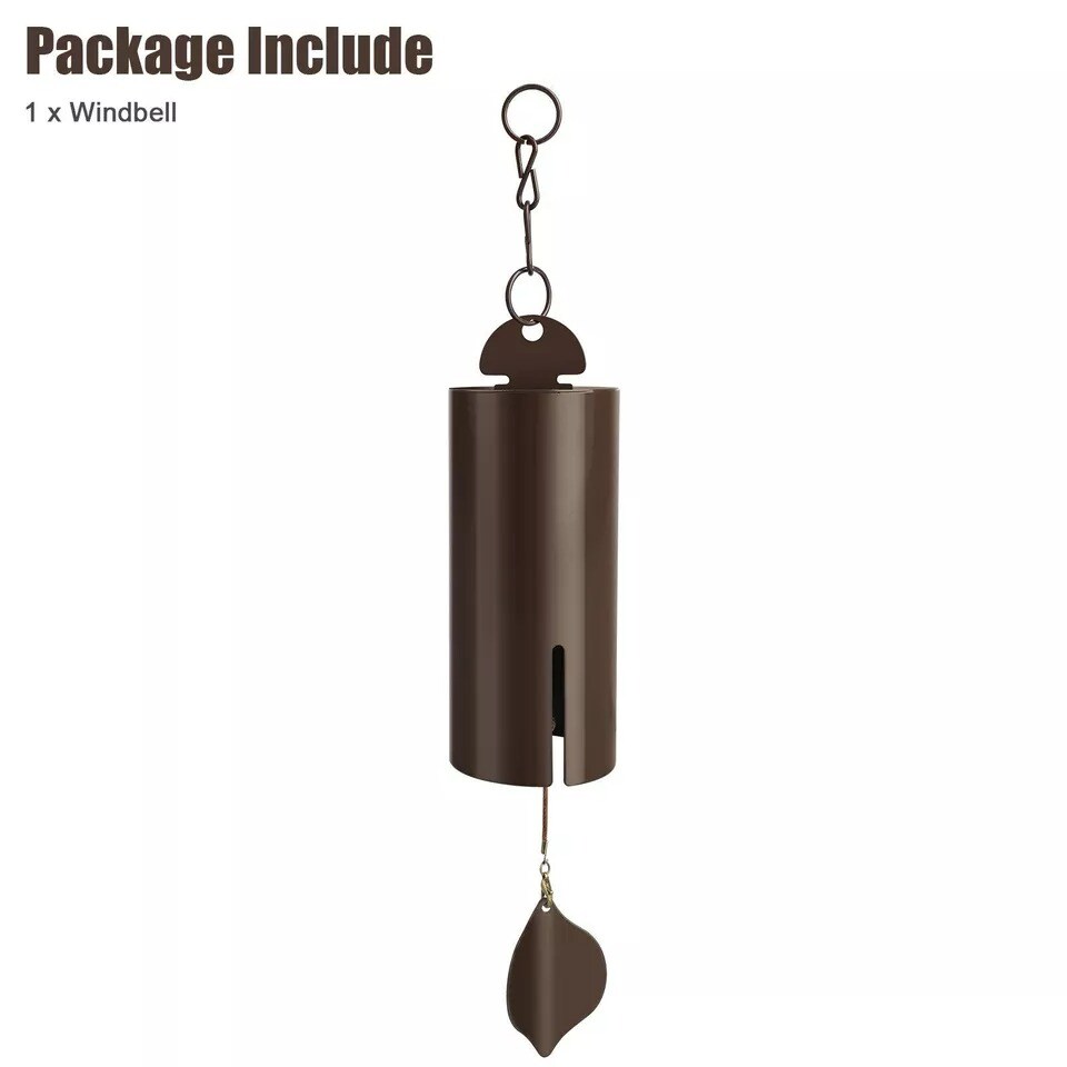 Large Deep Resonance Serenity Metal Bell Heroic Wind Chime Outdoor Home Decor