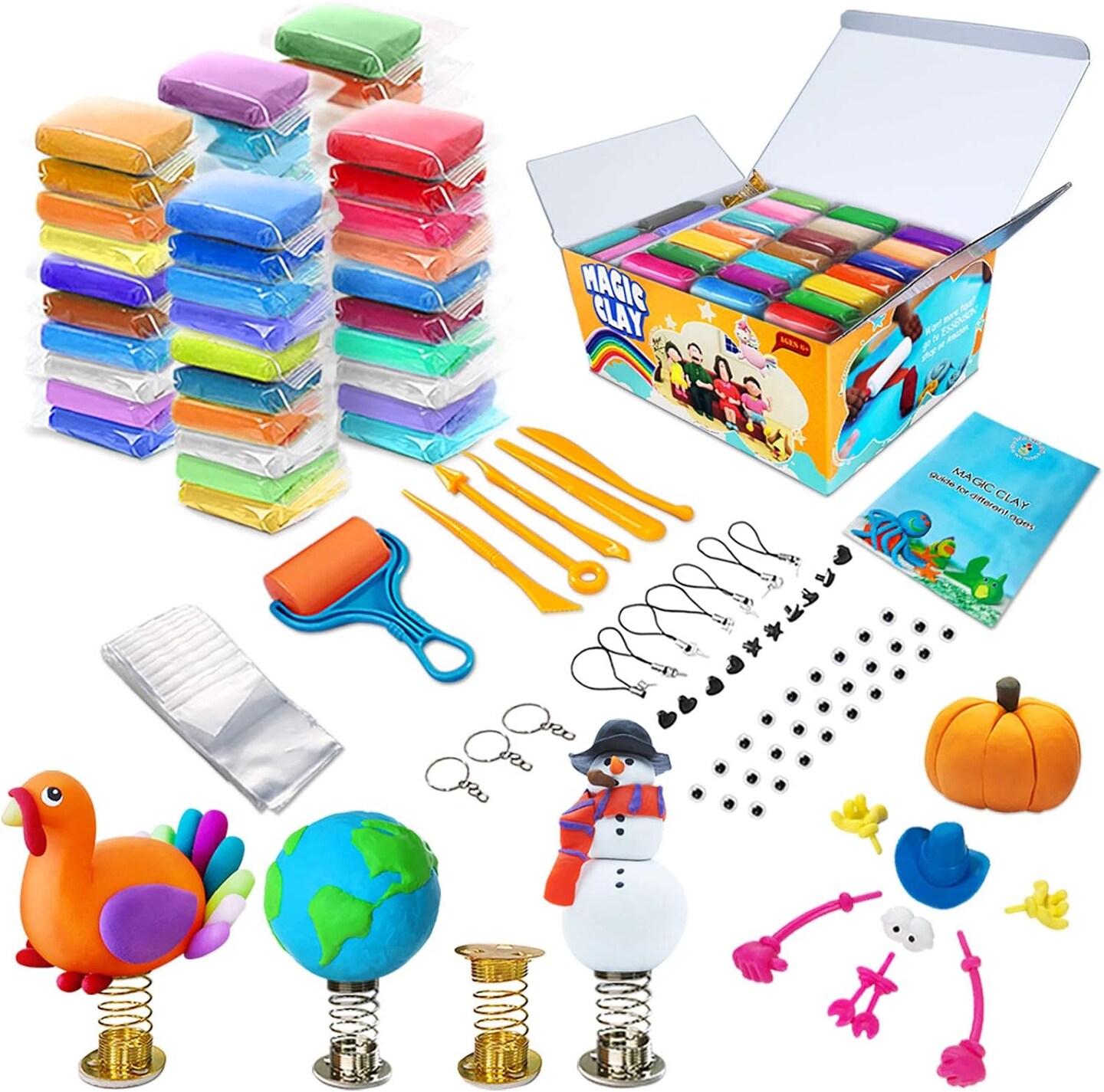 Modeling Clay Kit - 50 Colors Air Dry Magic Clay