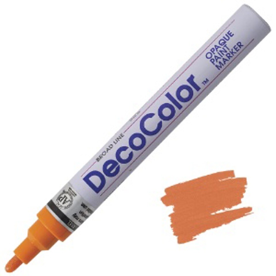 Deco Opaque Paint Markers – Broad Line Assorted Colors (Metallic & Bright Options)