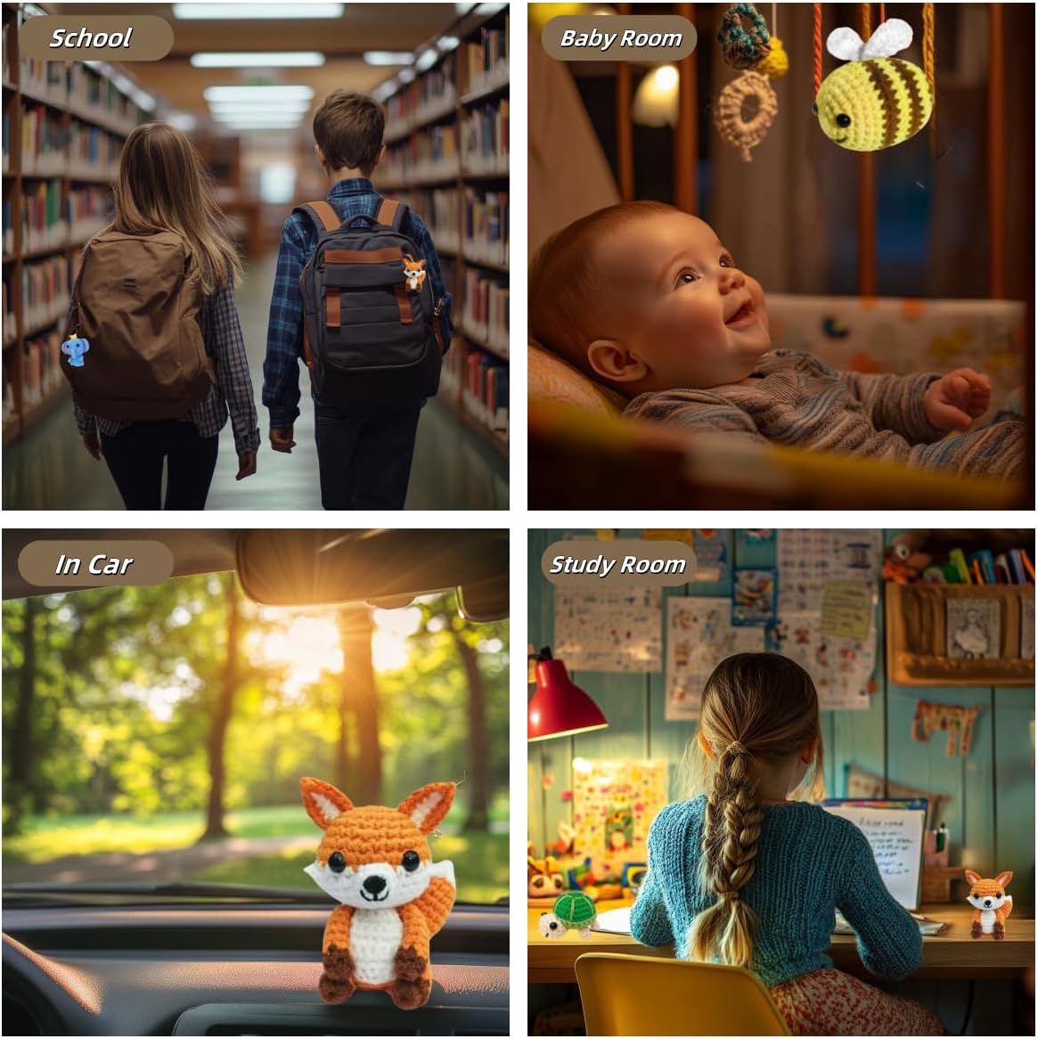 7-Piece DIY Crochet Kit for Beginners