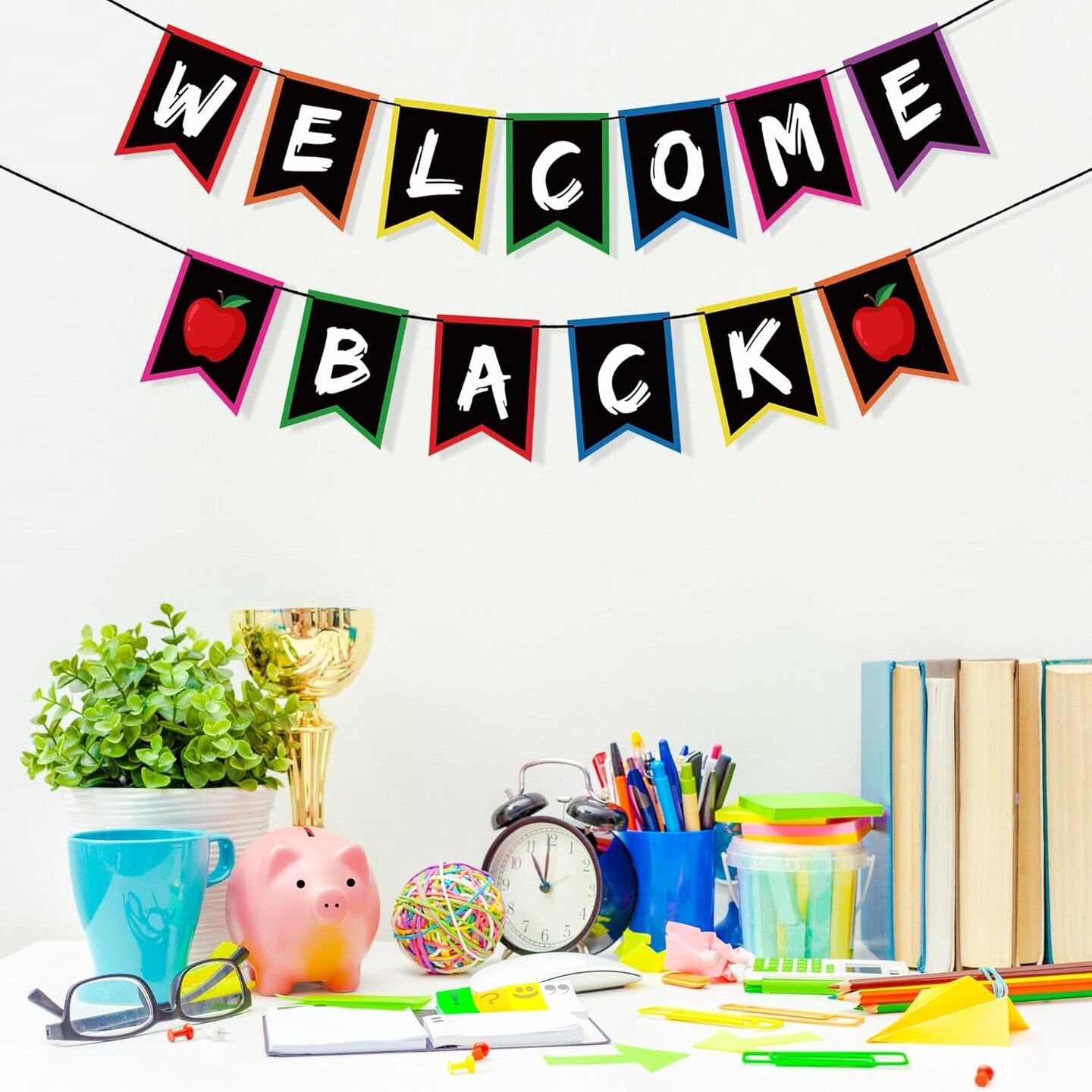Welcome Back Banner for Back to School Decorations