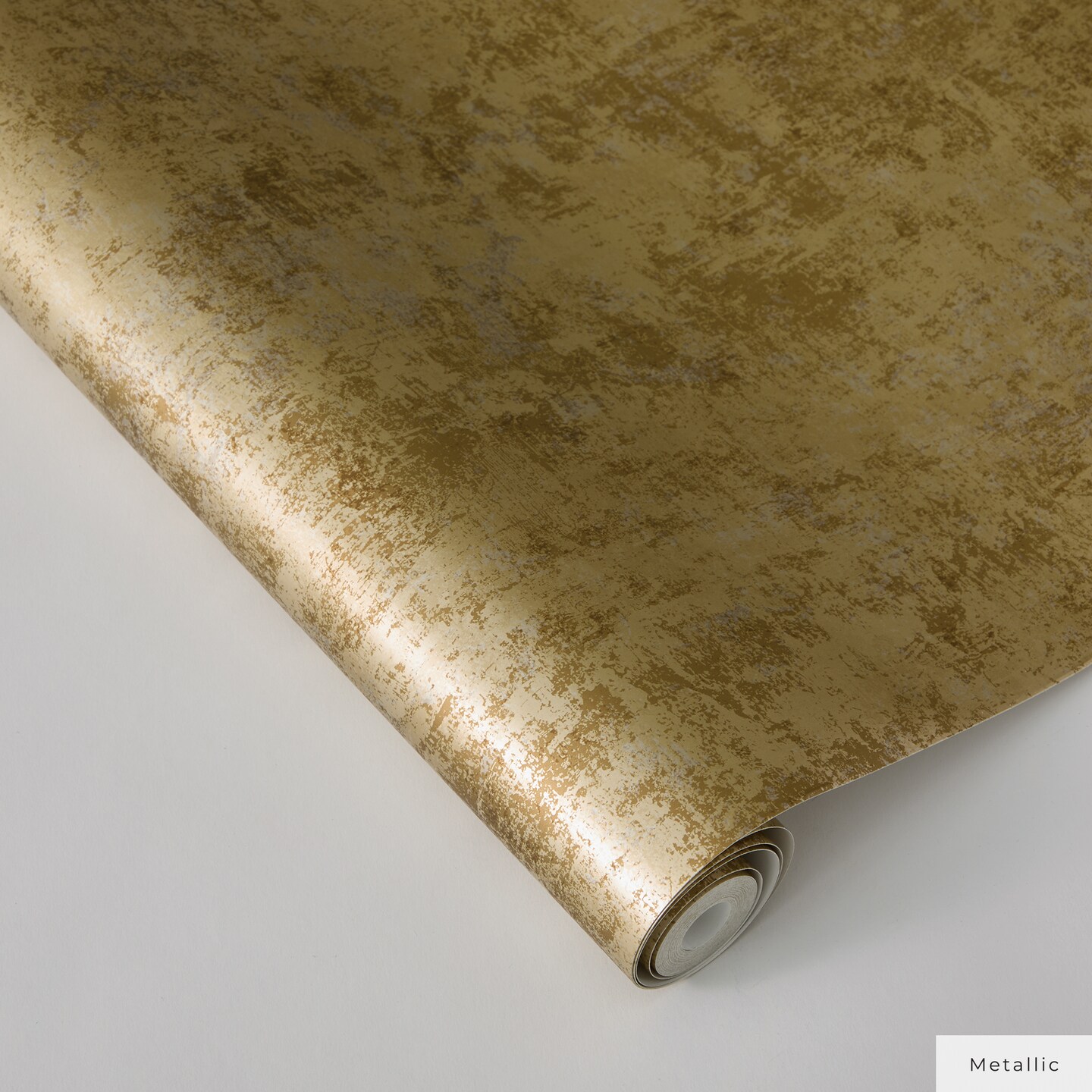 Tempaper Distressed Gold Peel and Stick Wallpaper Metallic Gold Leaf