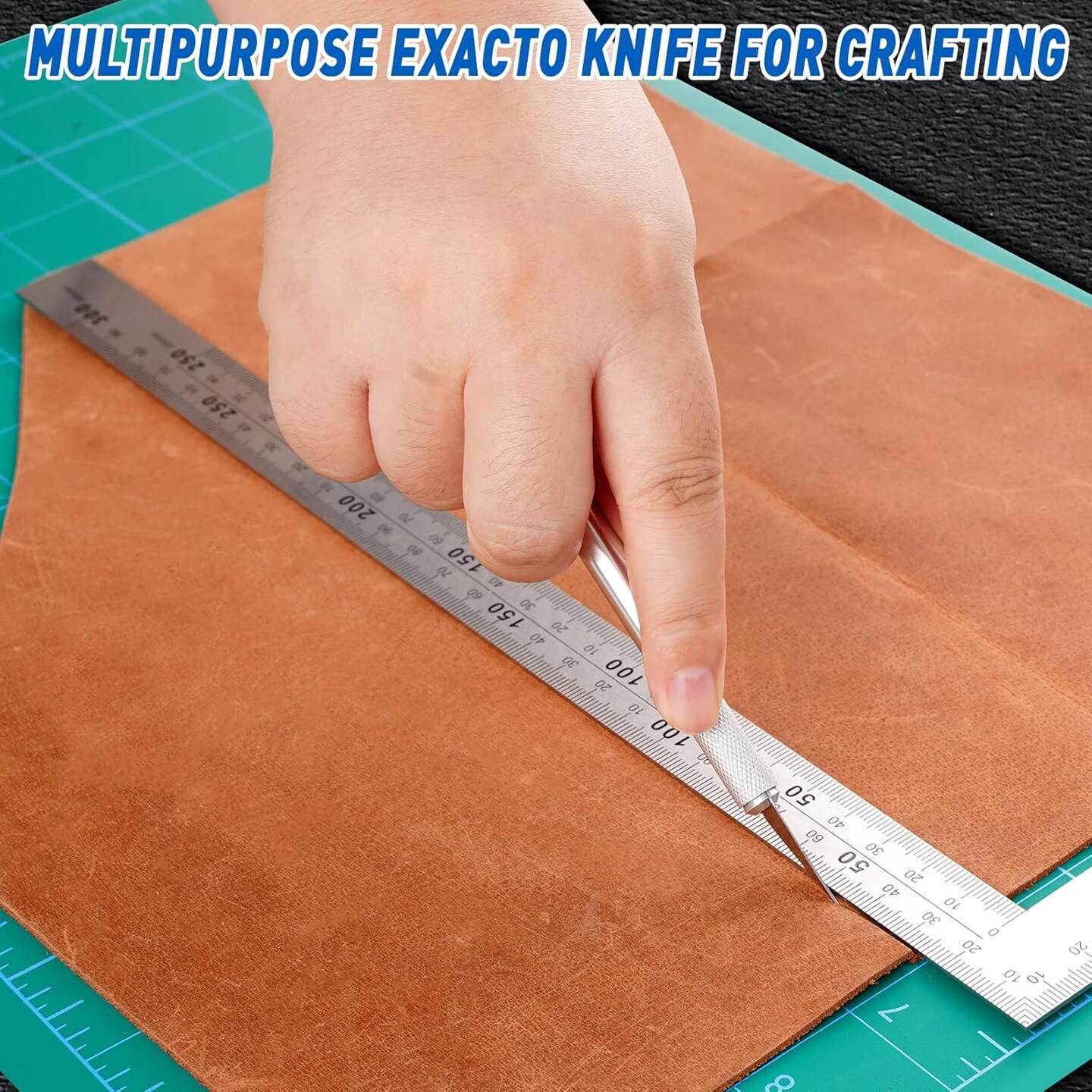 100 PCS Exacto Knife Blades, SK5 Carbon Steel