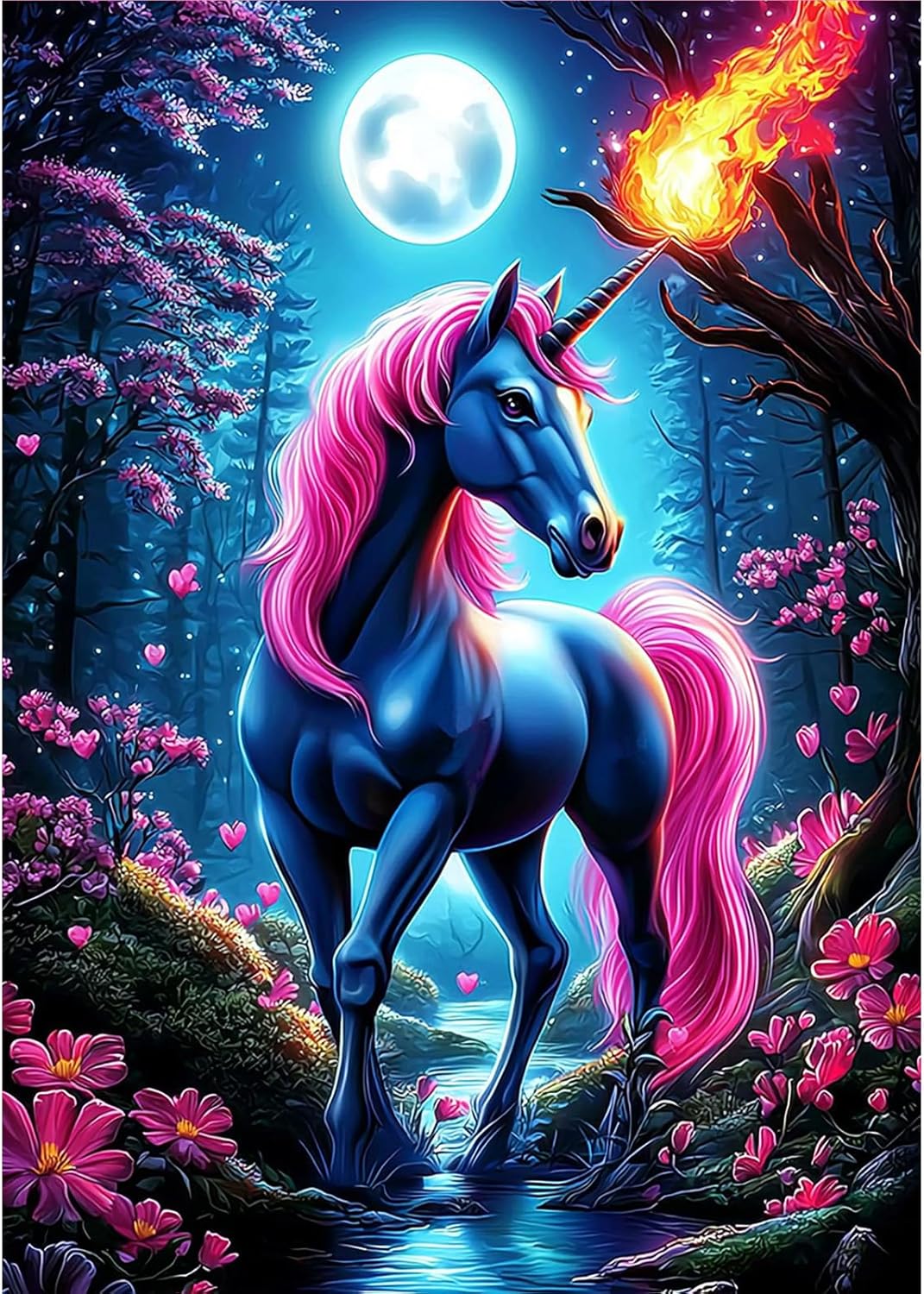 Horse Diamond Art Kits for Adults-12 X 16Inch