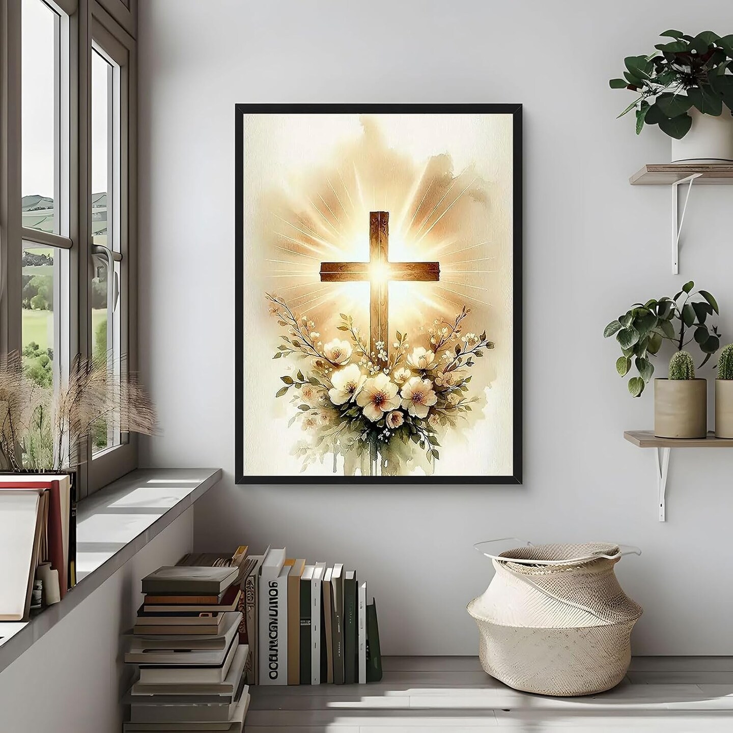 Cross and Flower Diamond Art Kits for Adults