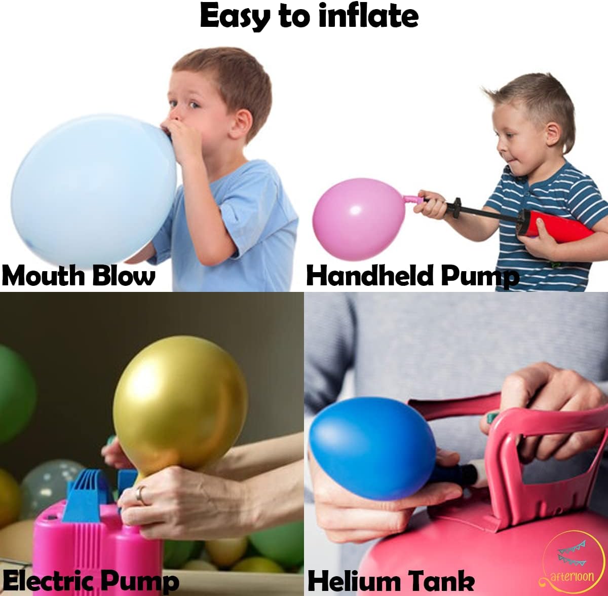 Biodegradable Balloons 12 Inch 100 Pack, Pearlescent Thickened Extra Strong Latex Helium Float(Pearlized Caribbean Blue)