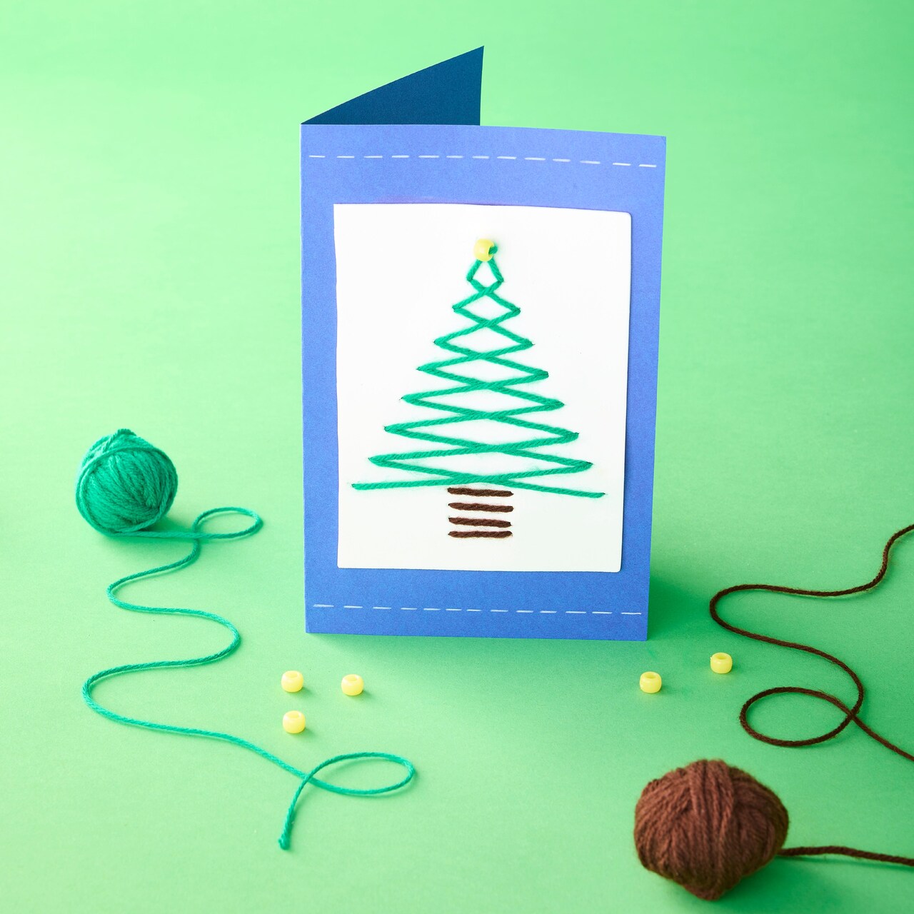 Hand-Stitched Card