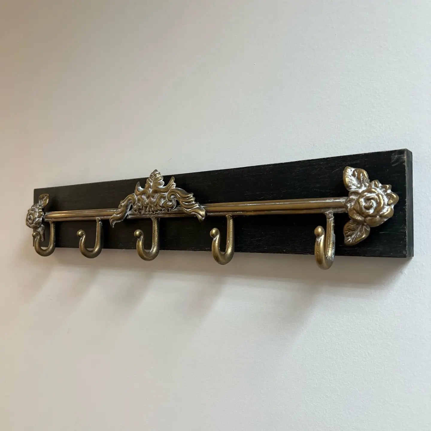 Rustic Wall Hook Rack Vintage Style Coat Hanger Entryway Organizer