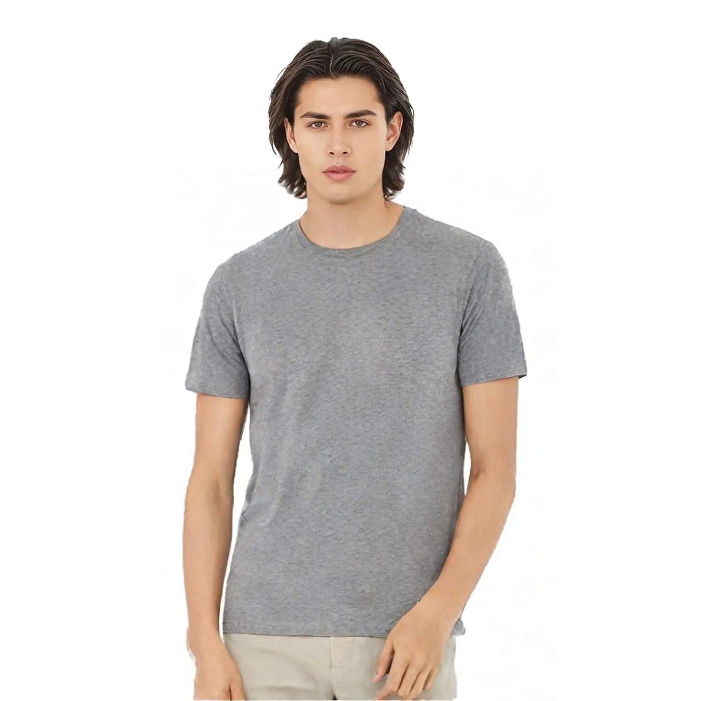 BELLA+CANVAS Soft Triblend Cotton Crew Neck Tee Ultra Soft Modern Fit Unisex Casual Wear Lightweight T-Shirt